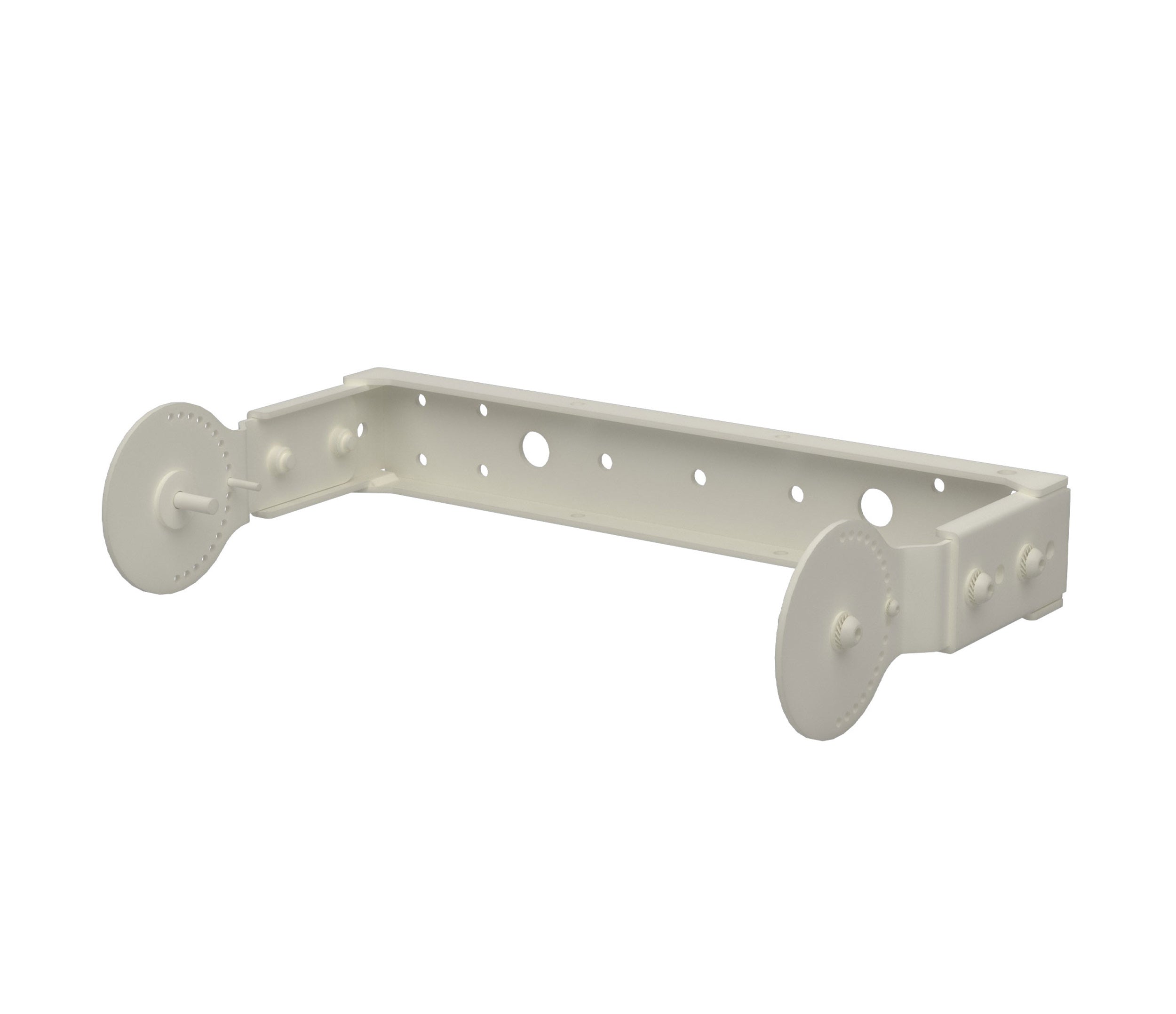RCF H-BR 006 W, Pair of Brackets for Horizontal Wall Mounting of 8-Inch Compact M 08 Speaker Cabinets - White by RCF