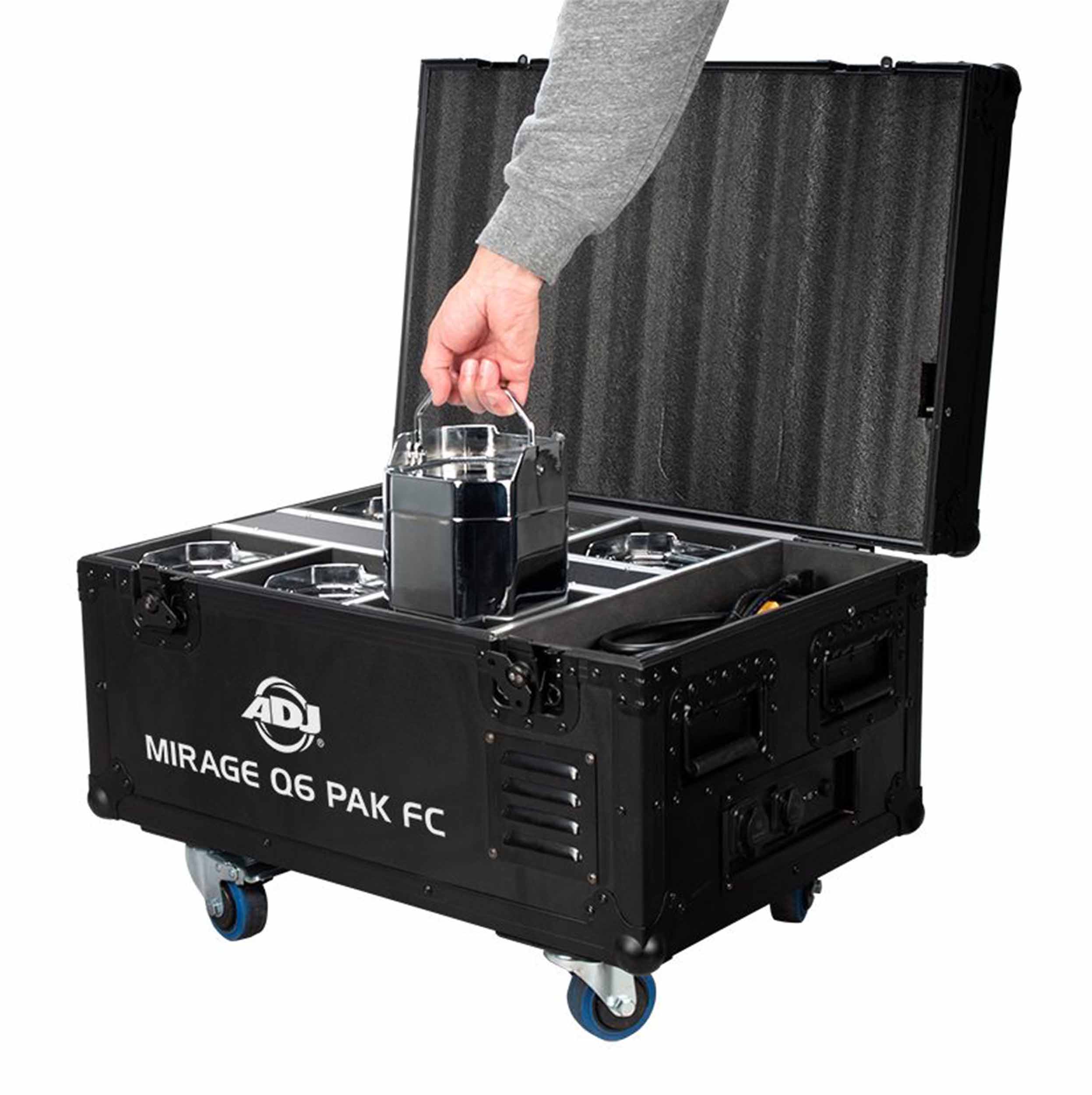 ADJ Mirage Q6 PAK, All-in-One IP65 Battery-Powered Event Up Lighting System by ADJ