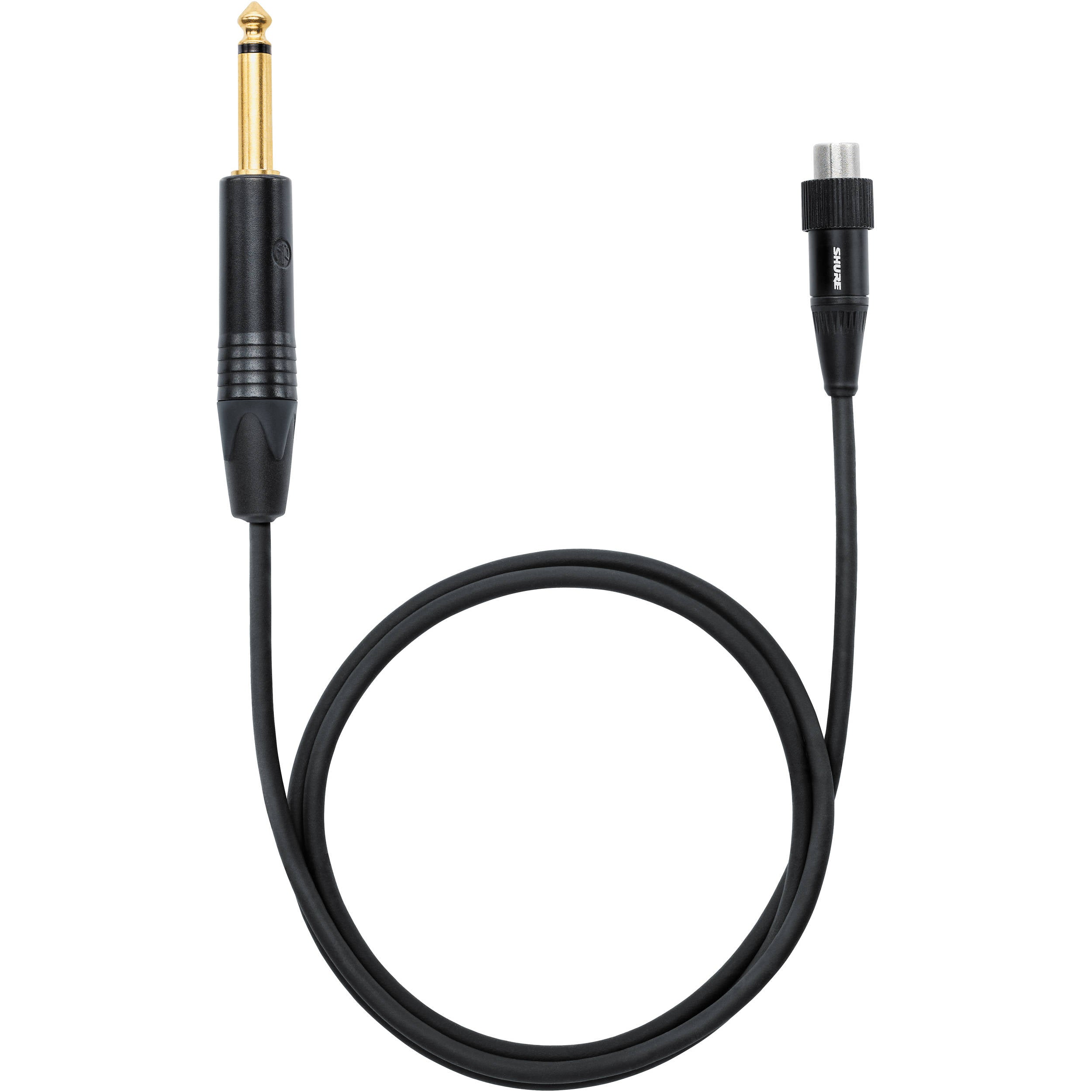 Shure WA305: Premium threaded locking TQG connector guitar cable (functions with GLXD1, ULXD1, AXT100) by Shure