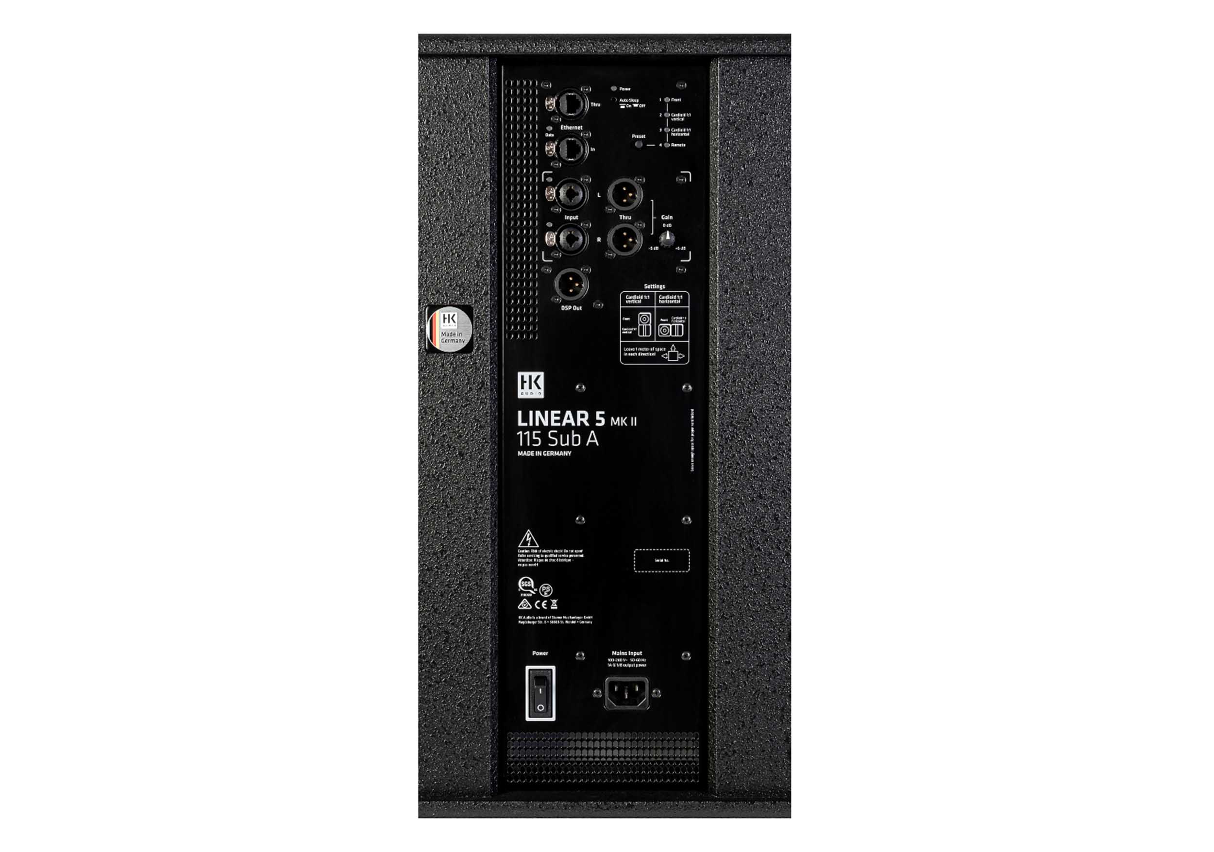 HK Audio LINEAR-5-MK2-115-FA, 15" Active Subwoofer - 1200 Watt by HK Audio