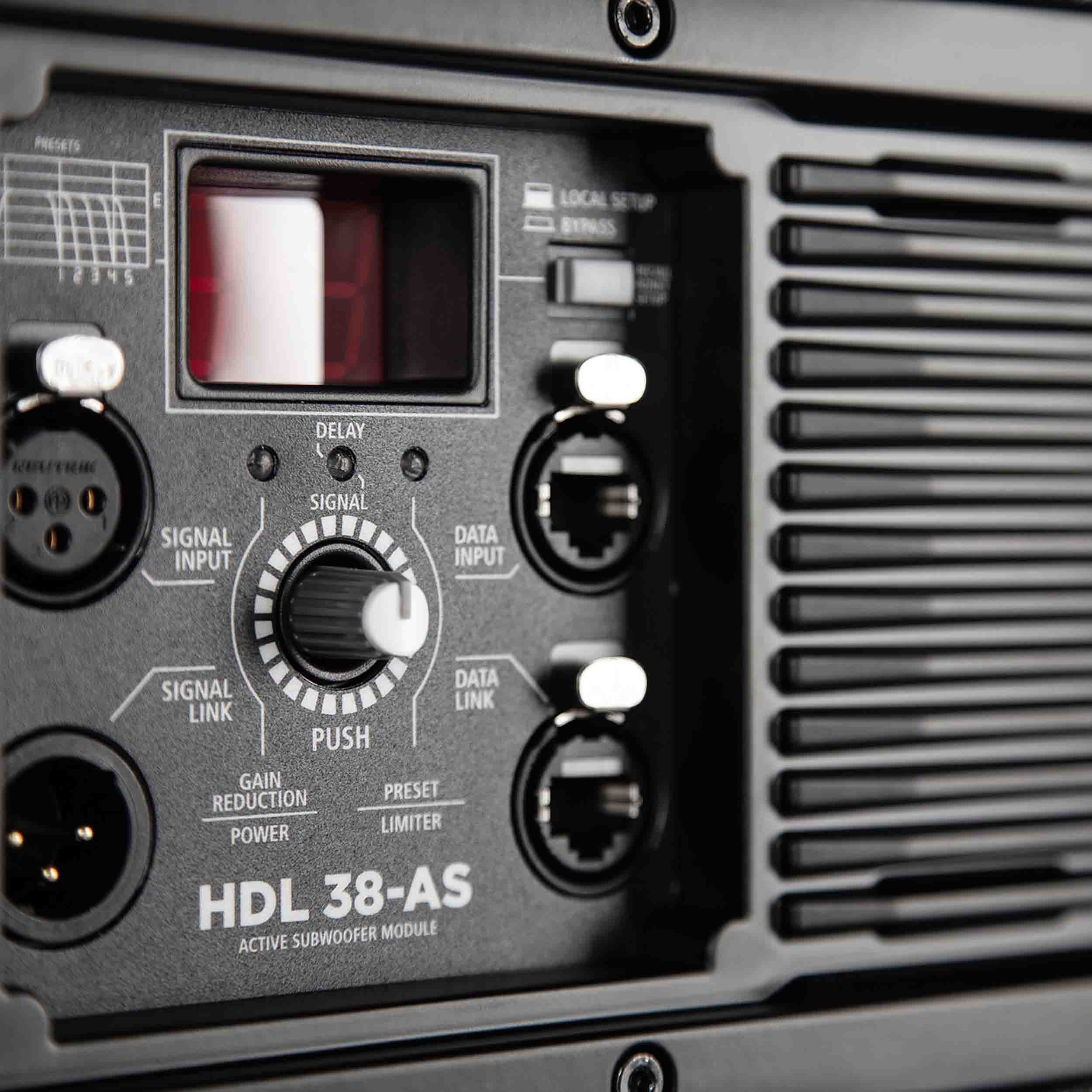 RCF HDL38-AS, 3200W Active Flyable Subwoofer Module - Black by RCF