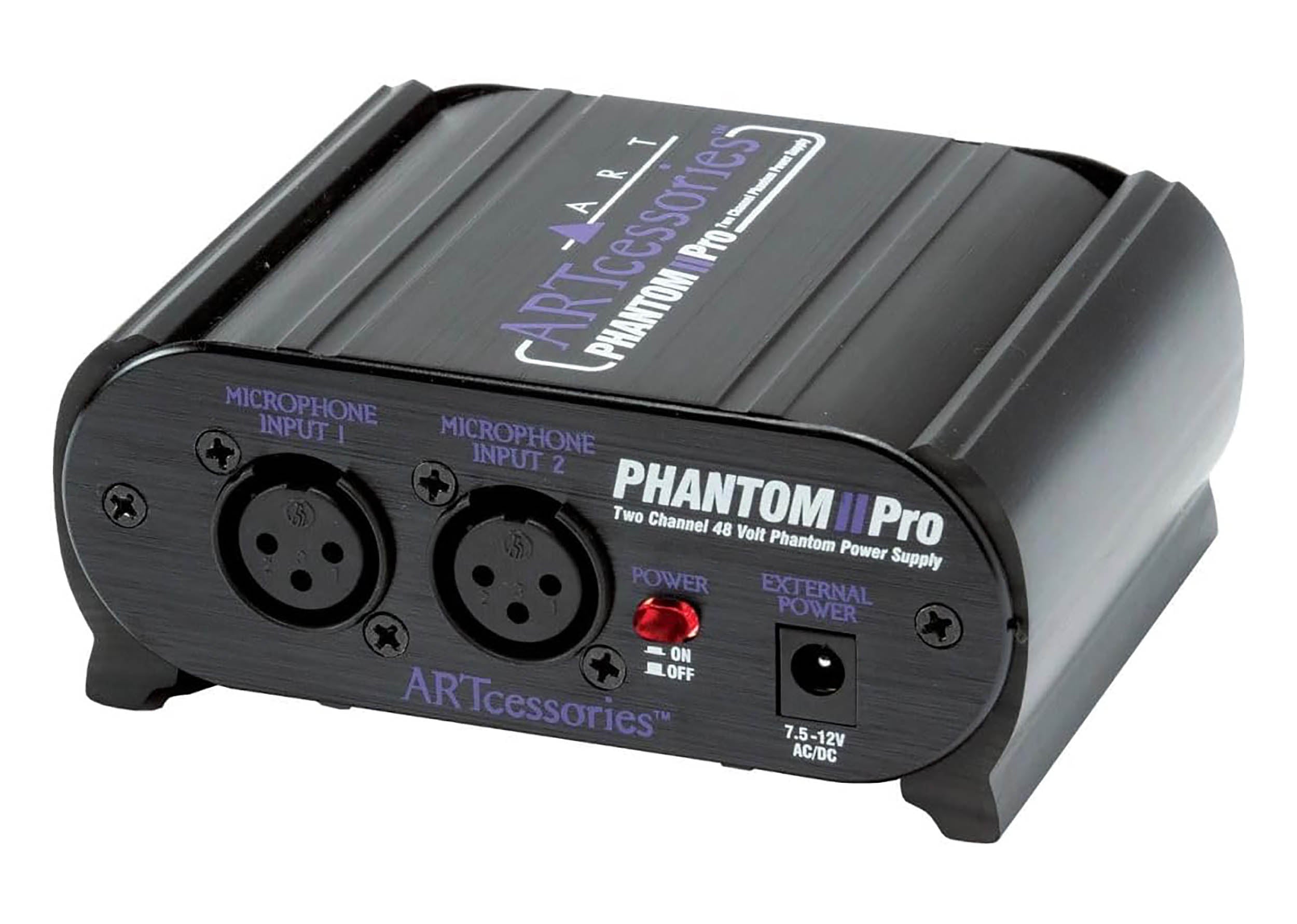 Art Phantom II Pro Dual Channel Phantom Power Supply by ART