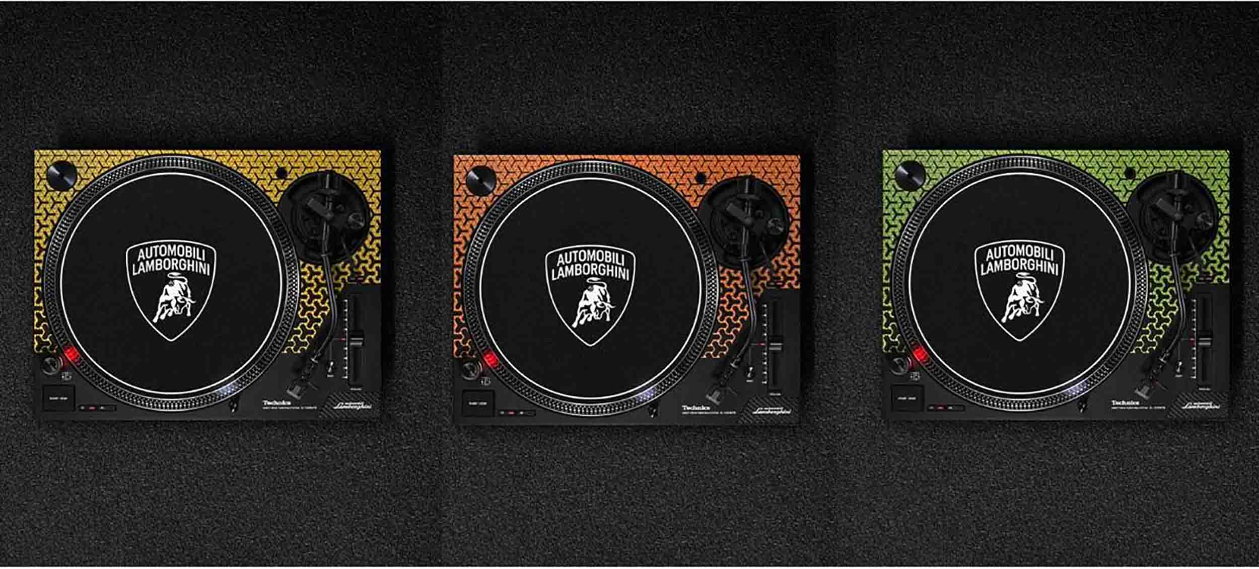 Technics SL-1200M7B Special Edition Lamborghini Direct Drive Turntable System by Technics