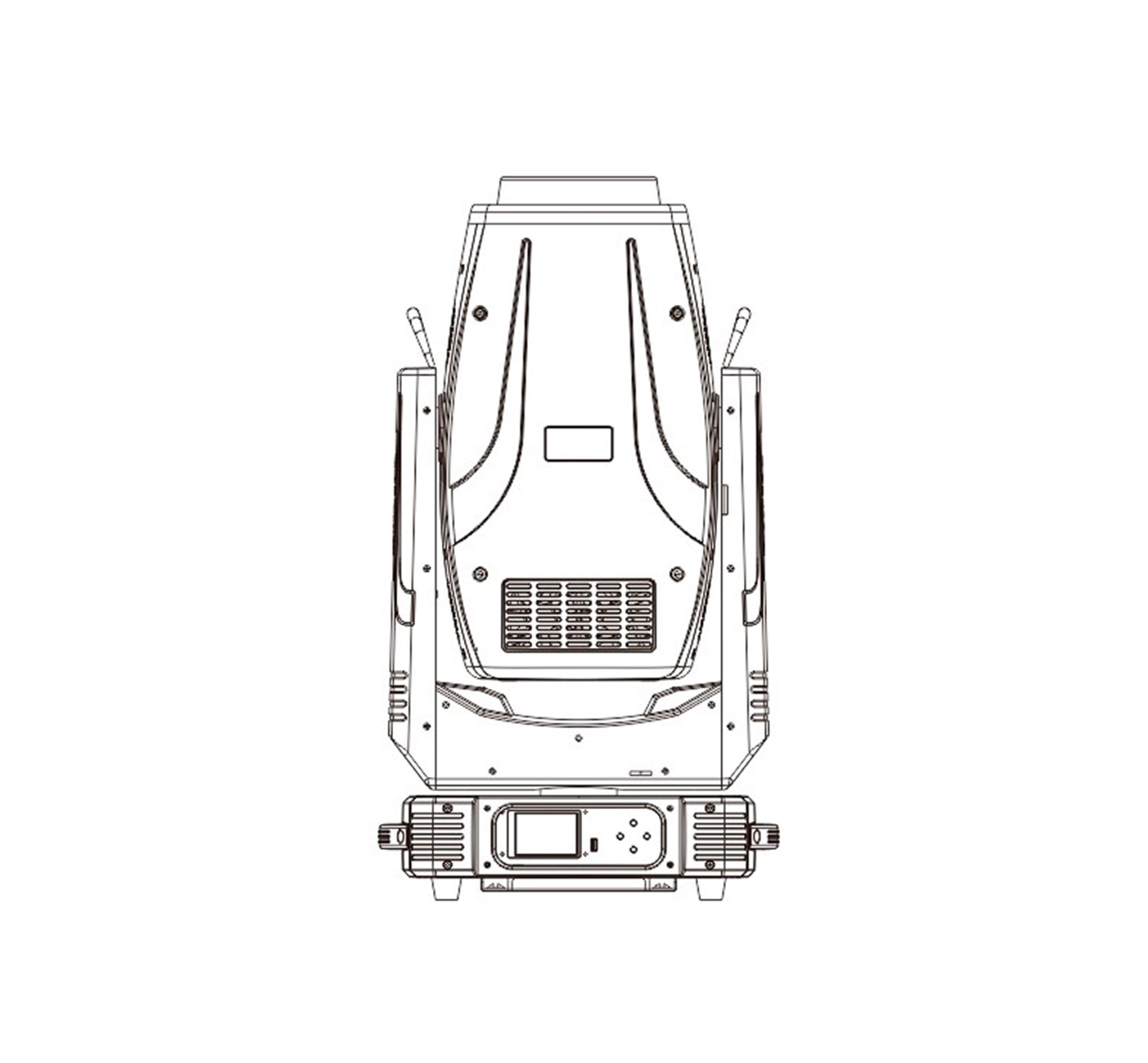 Acue Lighting Extreme 650, 600-Watt LED Hybrid Moving Head by Acue Lighting