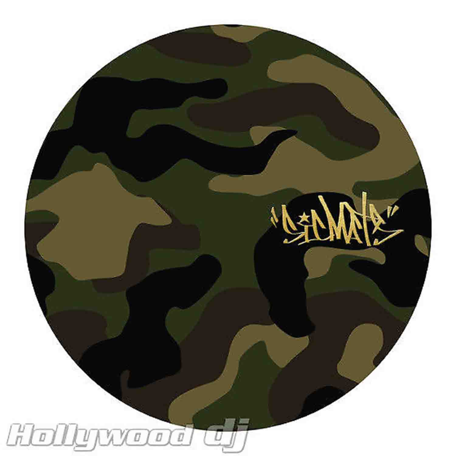Sicmats DJ Turntable Slipmats 'CAMO' Slip Mat Set Sic Mats Rare - Pair by Sicmats