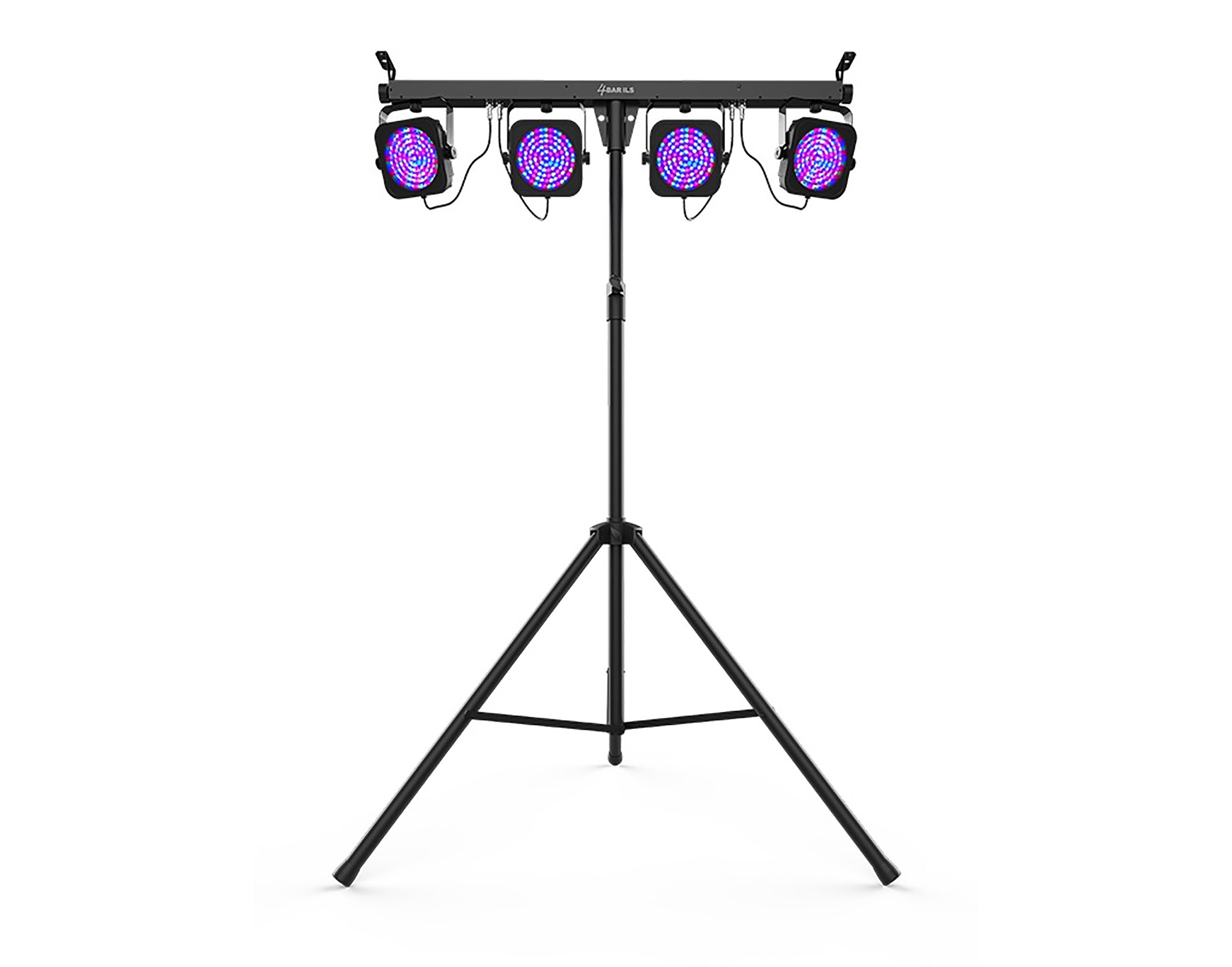 Chauvet DJ RGBW LED Derby Effect Lights DJ Package with 4-Par Wash Light System, USB Transceivers and Wireless Lighting Controller by Chauvet DJ
