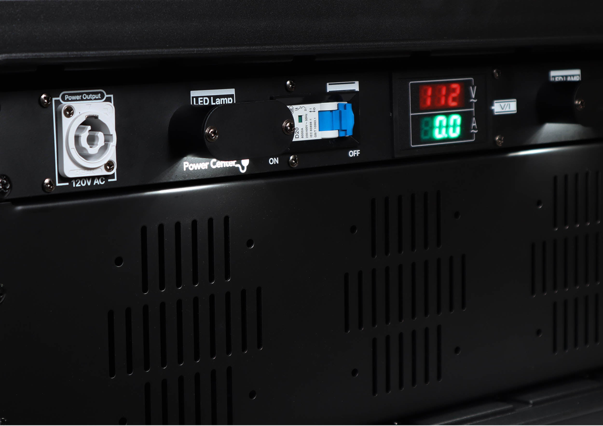 ProX X-PC10ASTRO, 10-Channel Power Rear Panel Center - 1U Rack Mountable by ProX Cases