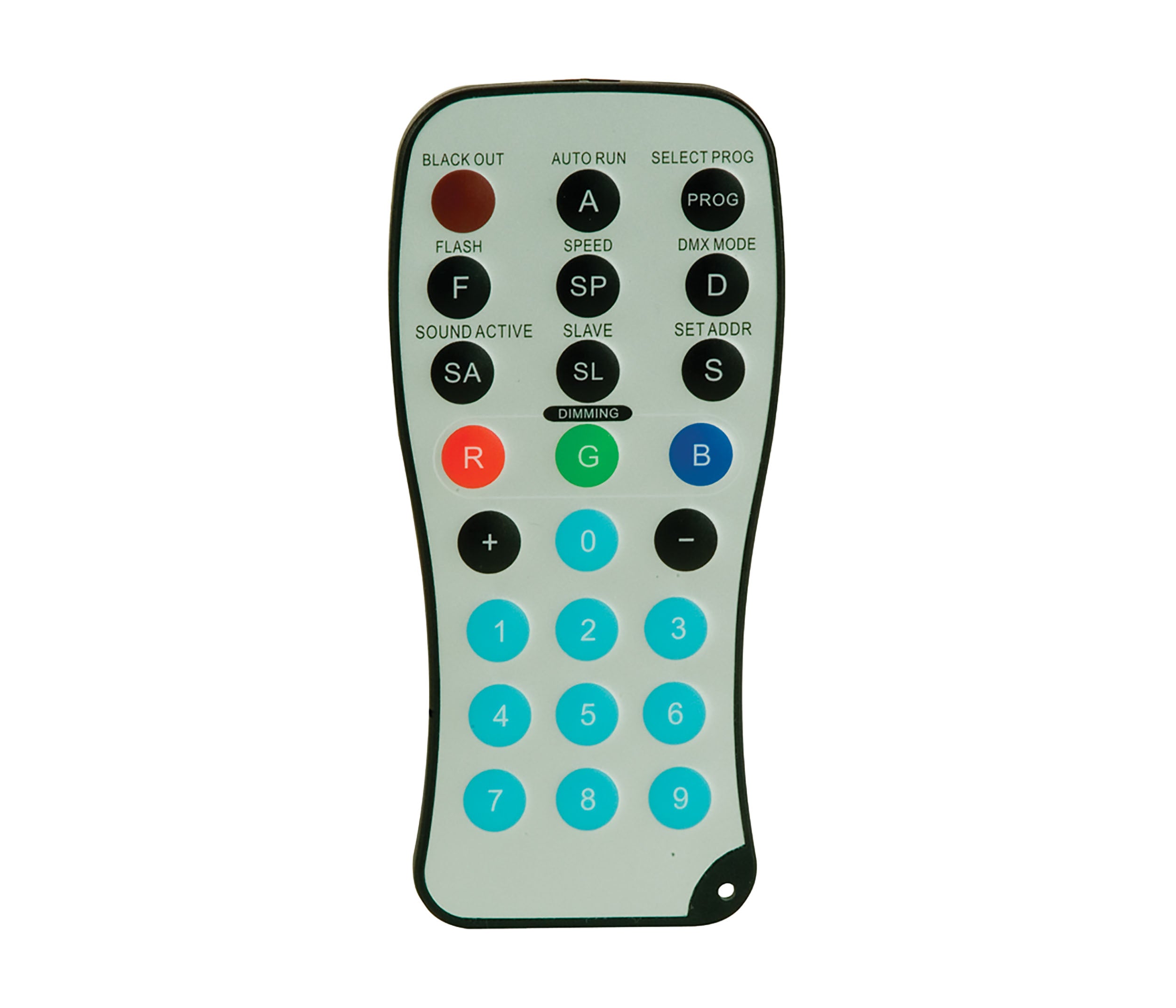 ADJ ELAR WR, Handheld IR Remote for Various Wash Lights with Programmable Effects by ADJ