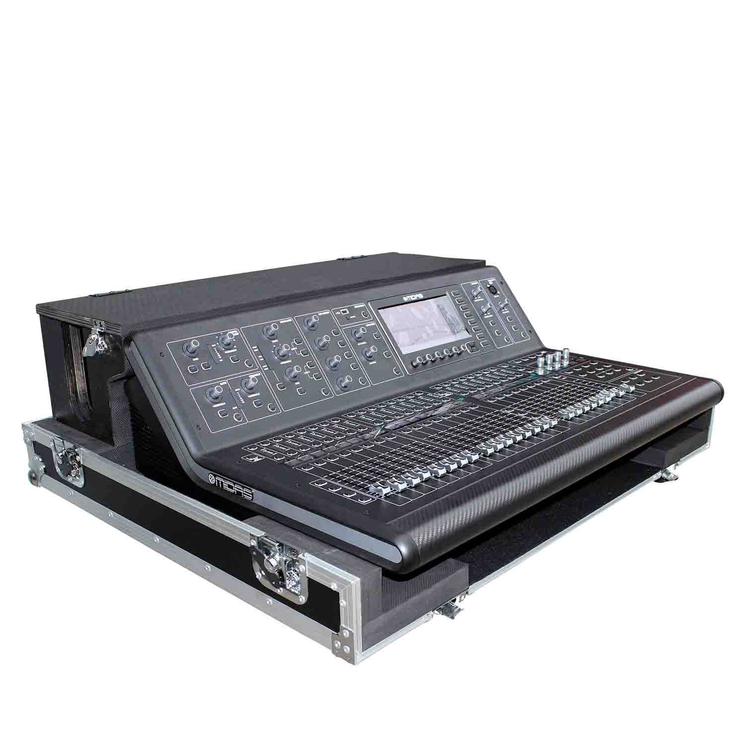 ProX XS-MIDM32DHW DJ Flight Case For Midas M32 Console with Doghouse and Wheels - Hollywood DJ