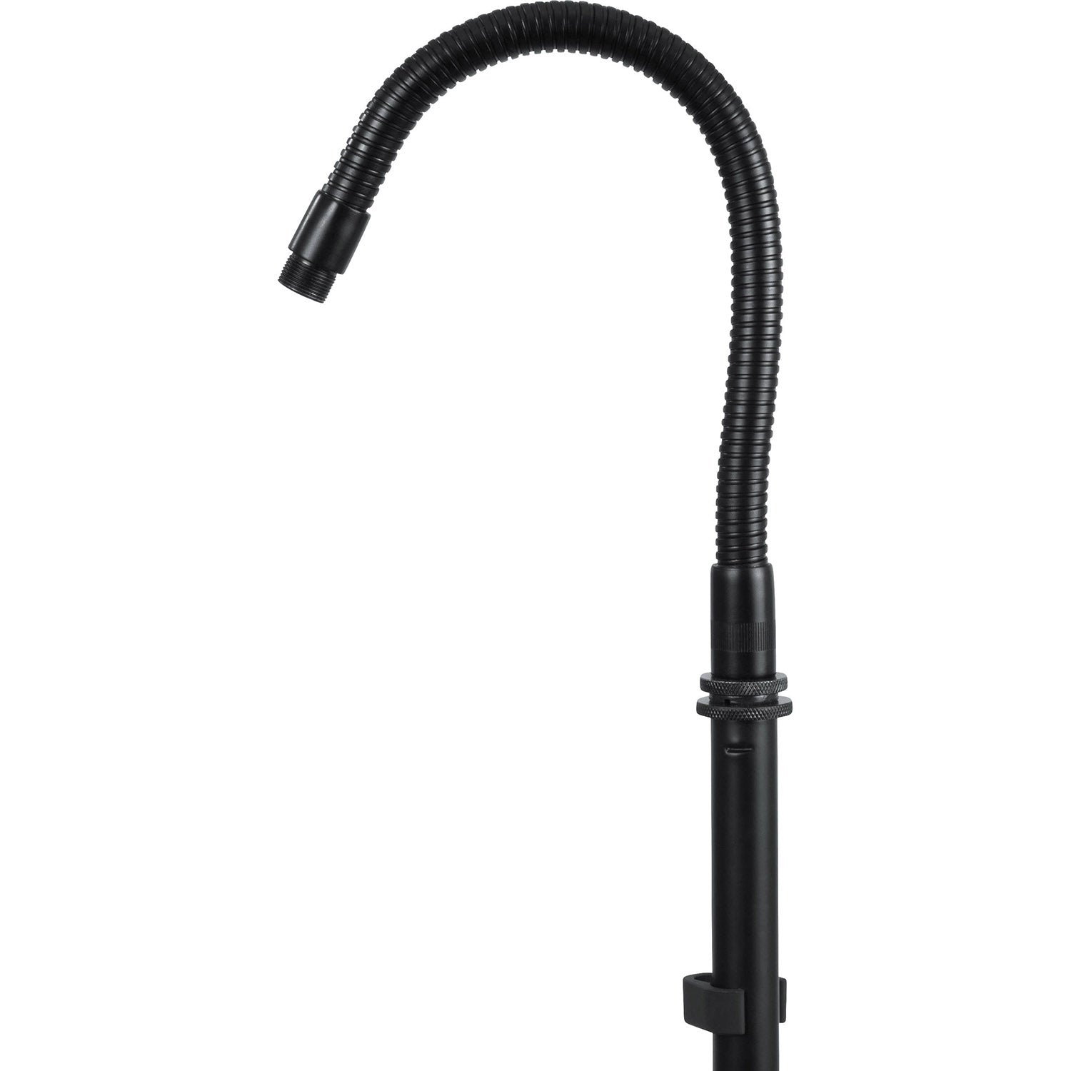 Gator Frameworks GFW-MIC-GN13, 13" Flexible Black Gooseneck for Microphones - Black - Hollywood DJ