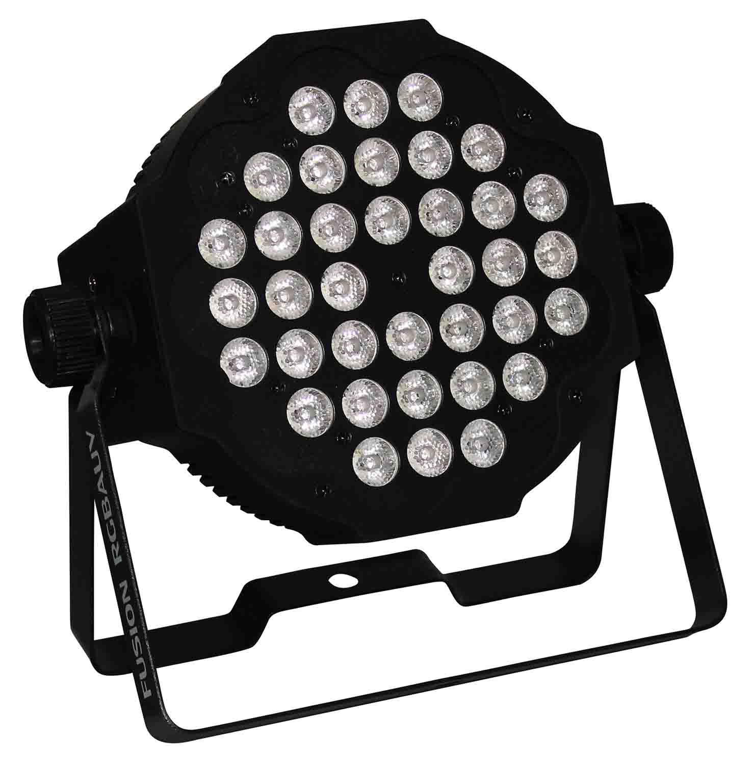 ProX X-PAR36RGBAUV-1W IRC, Fusion RGBA UV Par 36x 1W LED Slim Par fixture Black Housing - Hollywood DJ