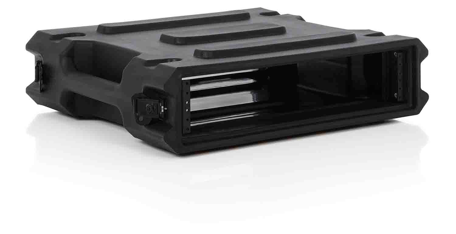 Gator Cases G-PRO-2U-19, 2U Deep Molded Audio Rack Case - 19 Inch - Hollywood DJ
