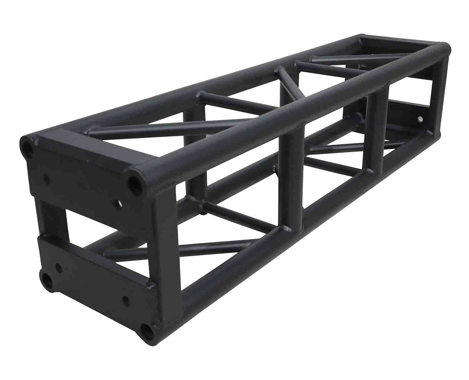 ProX XT-BT1204 BLK, BoltX Black Bolted 12 Inch Professional Box Truss Segment - 4 Feet - Hollywood DJ