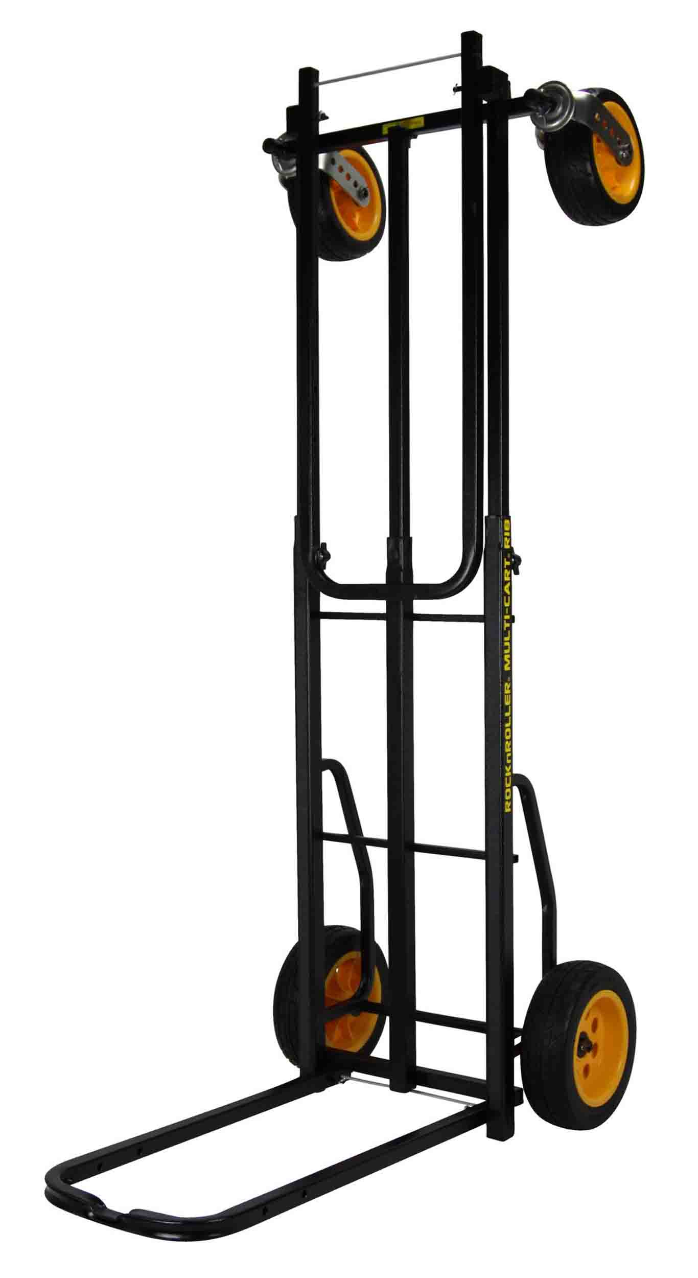Rock N Roller R18RT Mega Plus 8 in 1 Folding Multicart, 700 lbs. Load Capacity - Black - Hollywood DJ