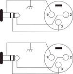 Prox XC-DSXM03 Balanced Dual 1/4" TRS-M to Dual XLR3-M High Performance Audio Cable - 3 Feet - Hollywood DJ