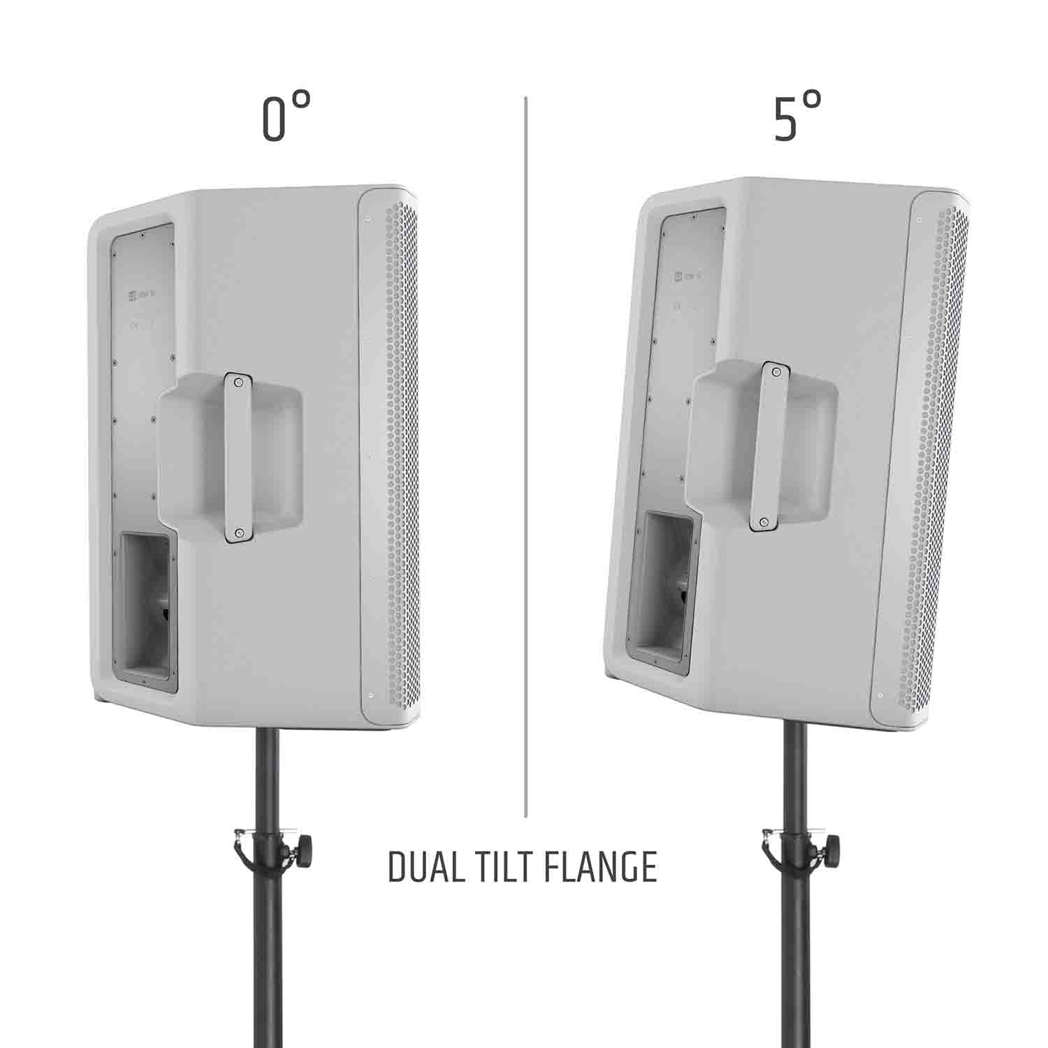 LD Systems ICOA 12 W 12" Passive Coaxial PA Loudspeaker - White - Hollywood DJ
