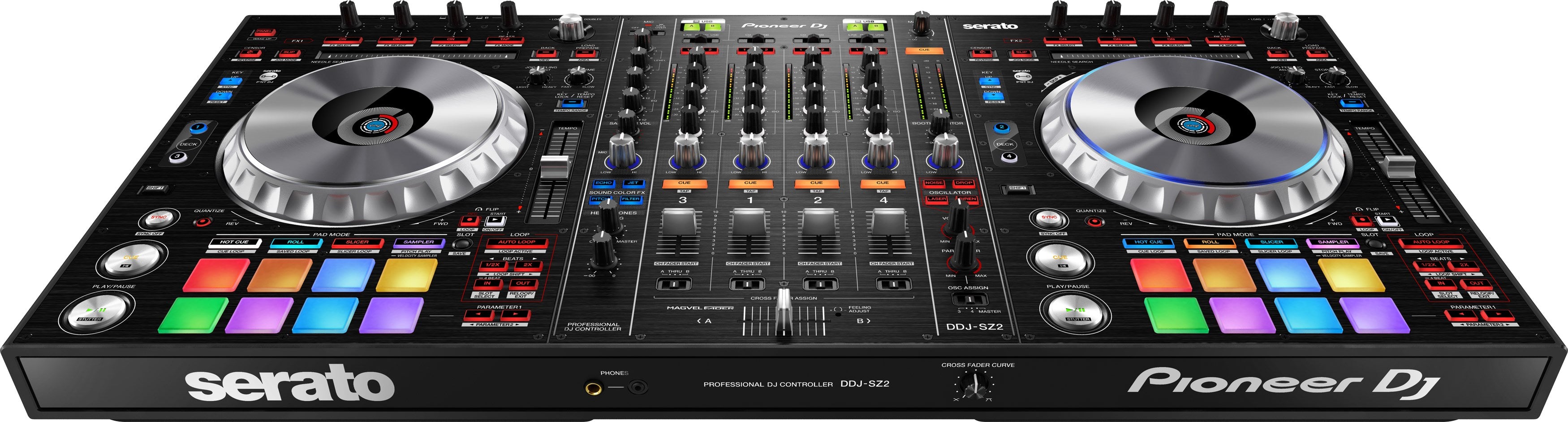 B-Stock: Pioneer DJ DDJ-SZ2 4 Channel DJ Controller - Serato DJ - Hollywood DJ