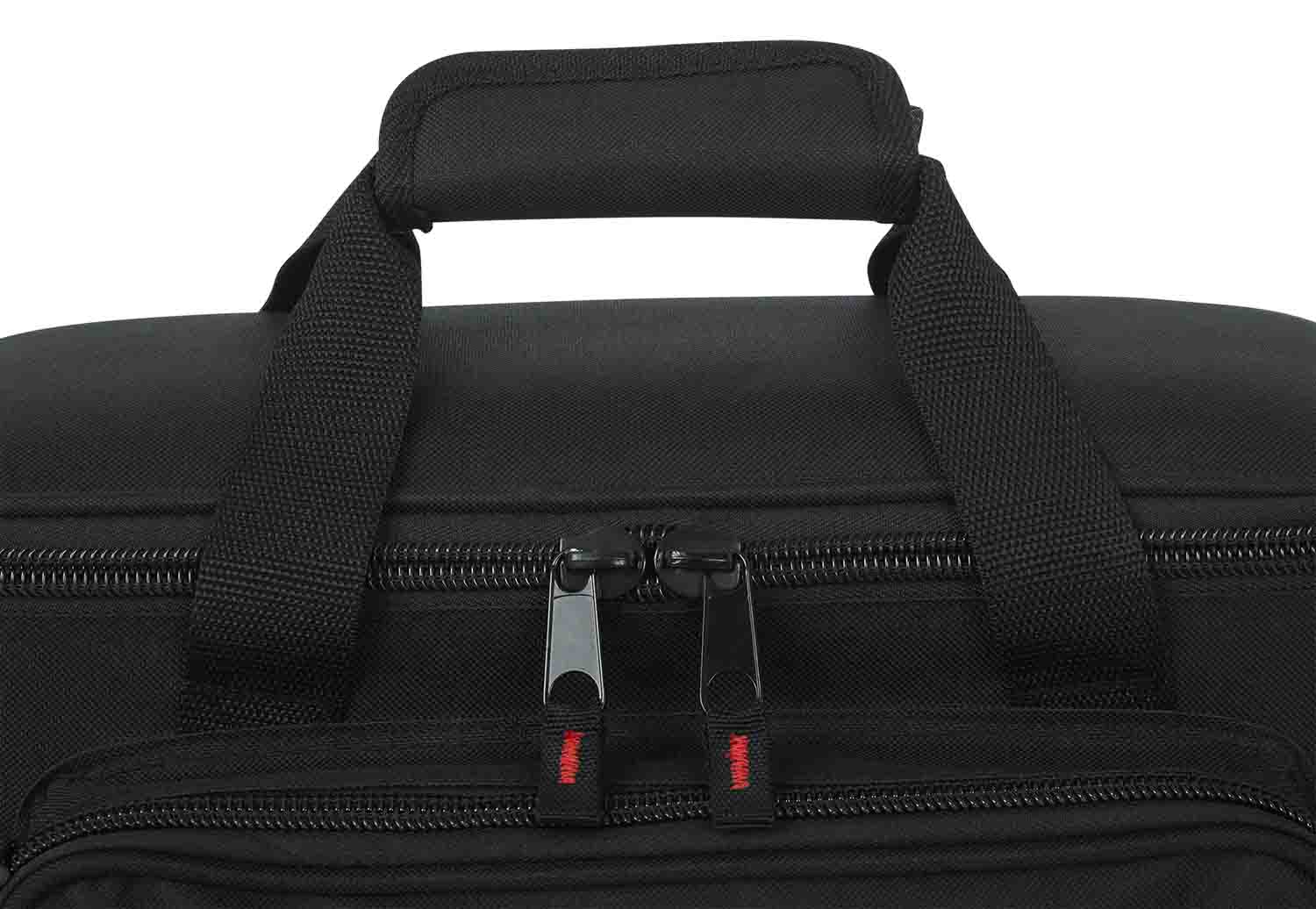 Gator Cases GM-12B DJ Bag for 12 Microphones with Exterior Pockets for Cables - Hollywood DJ