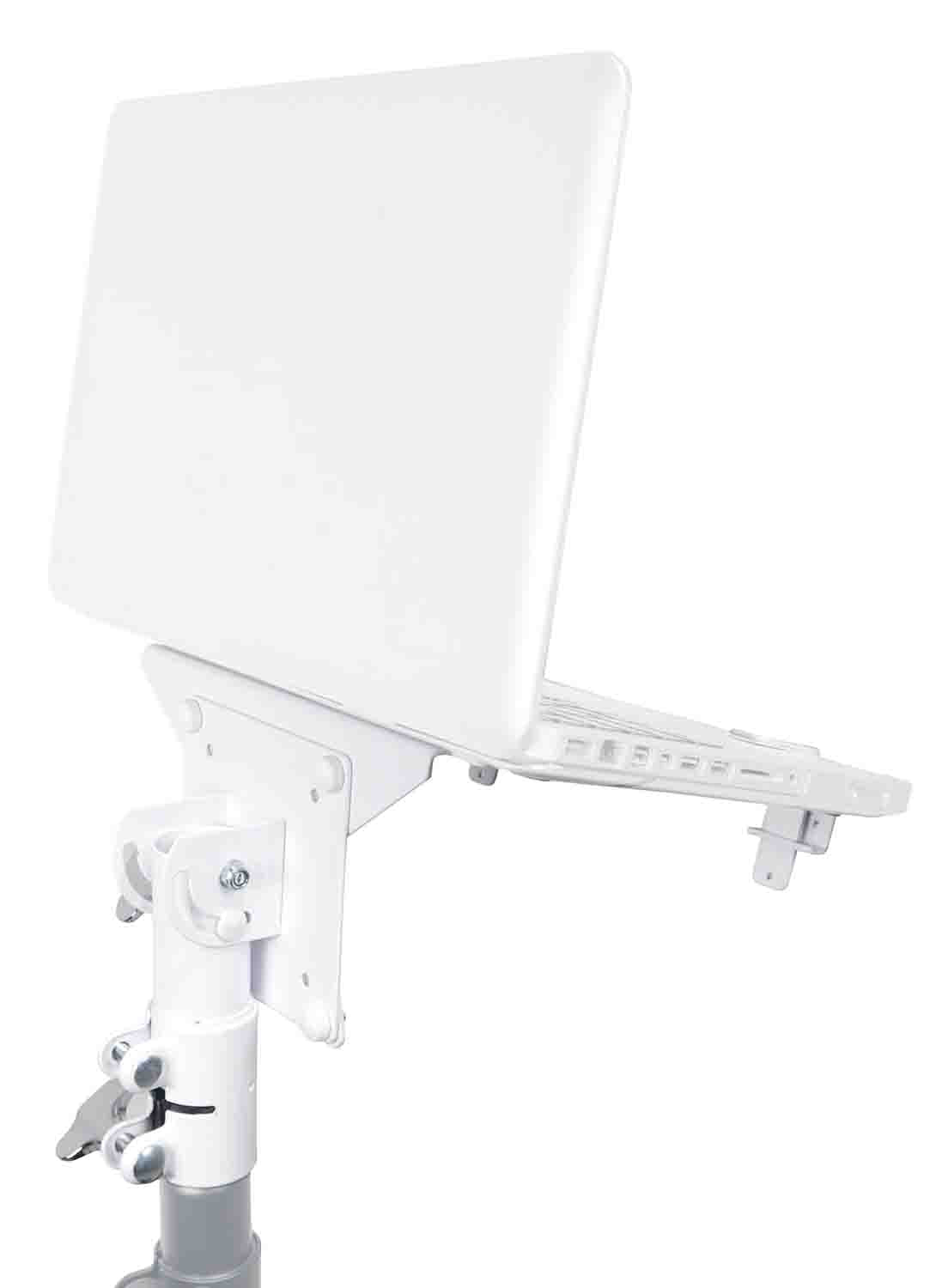 ProX X-LTF01WH Laptop Shelf Tray for Monitor VESA Arm Mount - White - Hollywood DJ