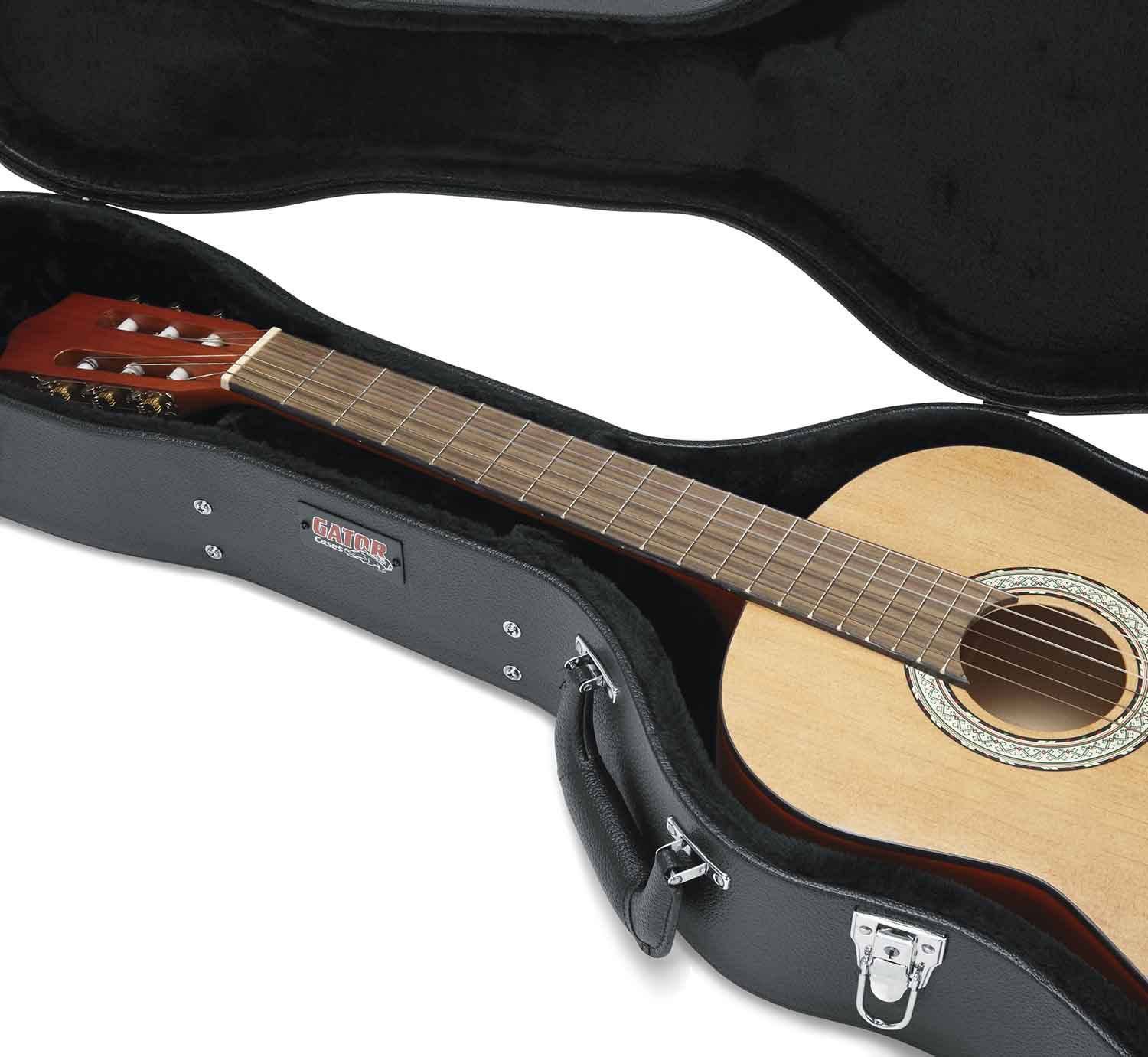 Gator Cases GW-CLASSIC Deluxe Wood Case for Classical Guitars - Hollywood DJ