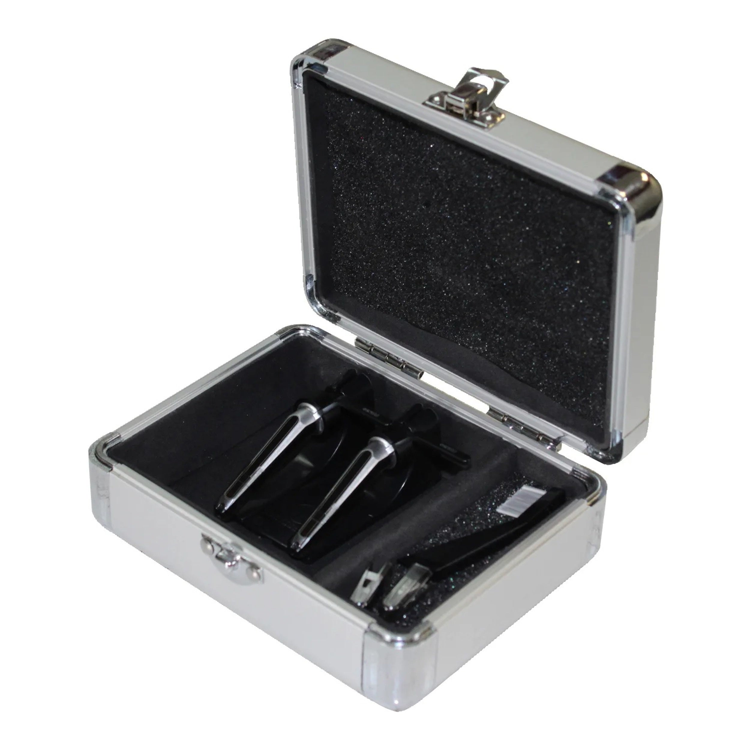 Odyssey KCC2PR2SL, KROM Series Silver PRO2 Case For Two Turntable Needle Cartridges by Odyssey