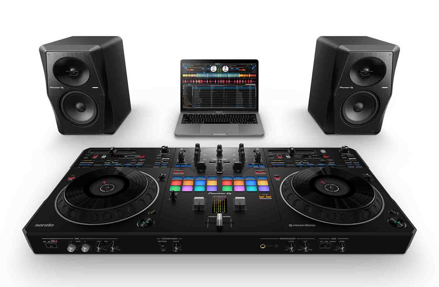 Pioneer DDJ-REV5, Scratch-Style 2-Channel Performance DJ Controller - Black - Hollywood DJ