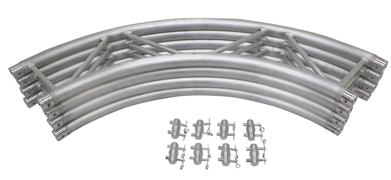 ProX XT-CH656-4X90, 2.0M Flat I-Beam Circle Truss Package - 6.56 Feet - Hollywood DJ