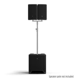 LD Systems DAVE 15 G4X Compact 2.1 Powered PA System with Bluetooth and Mixer - 1000W RMS - Hollywood DJ