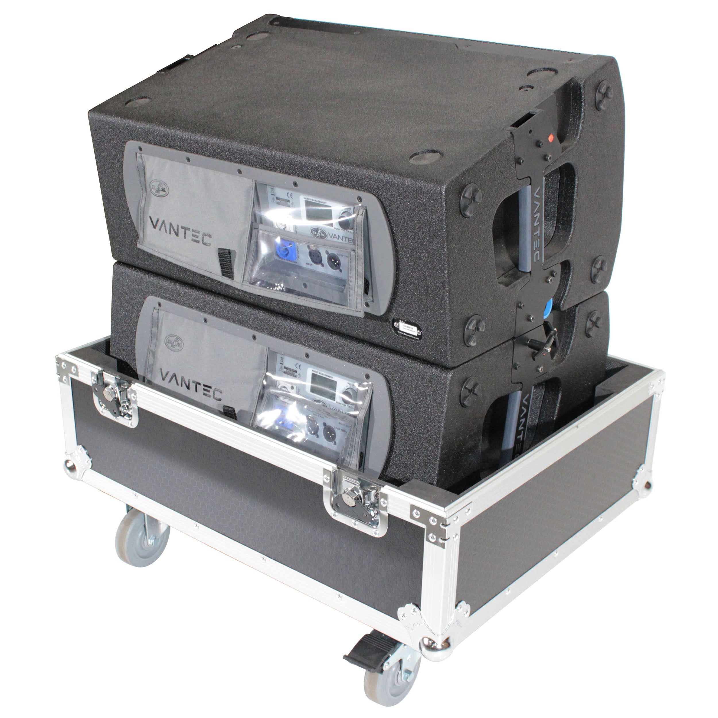 ProX XS-282620LASPW Universal Line Array Speaker Case w/ Wheels Fits 2 - Hollywood DJ