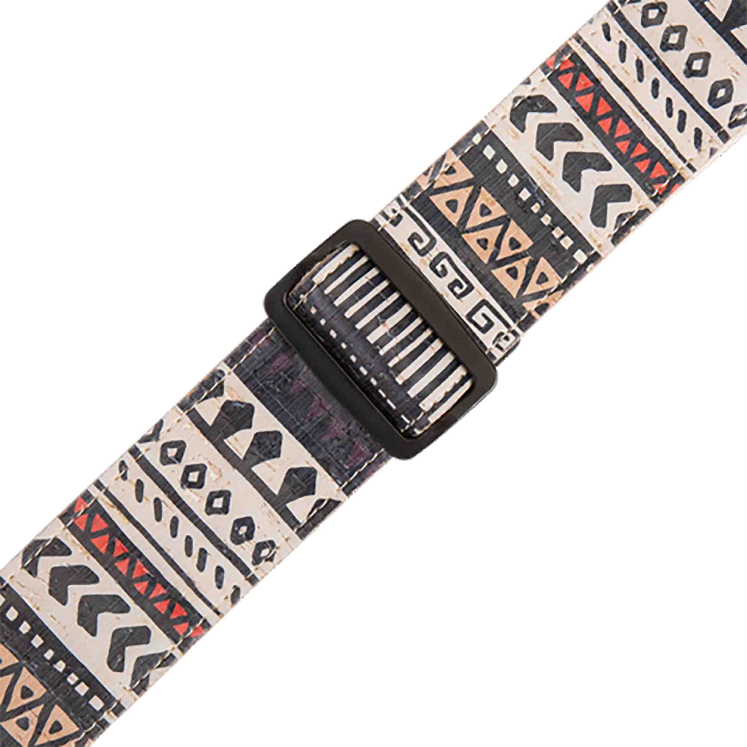Levy's Leathers MX8-002 2-inch Cork Guitar Strap with Zanzibar Print - Hollywood DJ