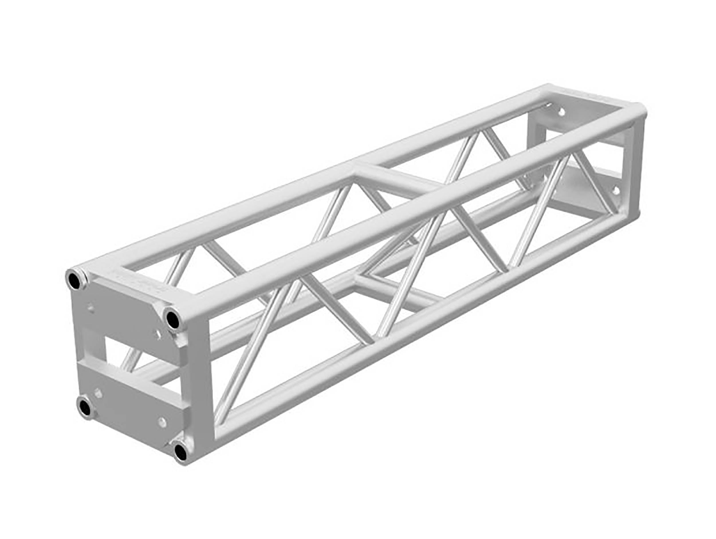 Global Truss DT-GP5, End Plated Square Truss Straight Segment - 5ft - Hollywood DJ