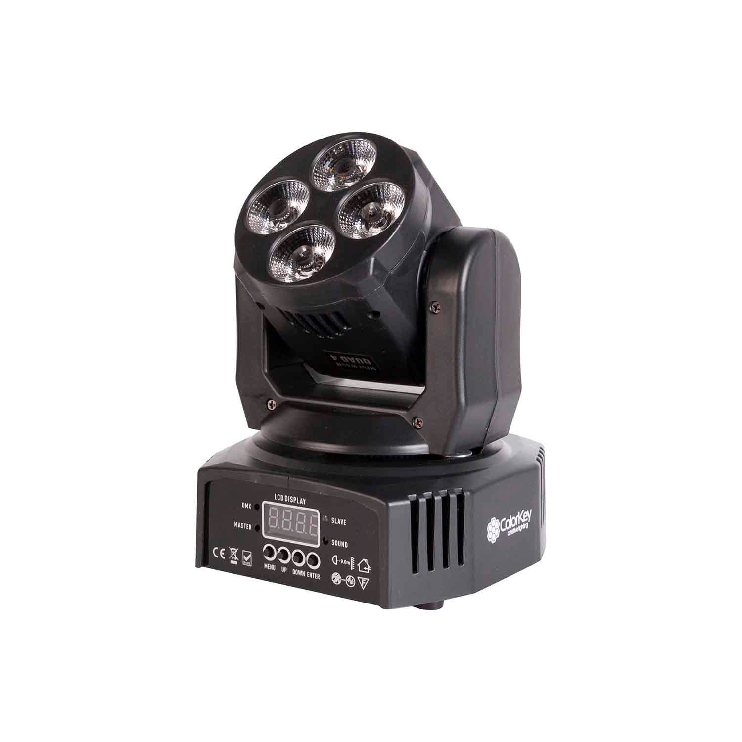 ColorKey CKU-5037 Mover Miniwash QUAD 4 MKII Moving Head Wash Light - Hollywood DJ