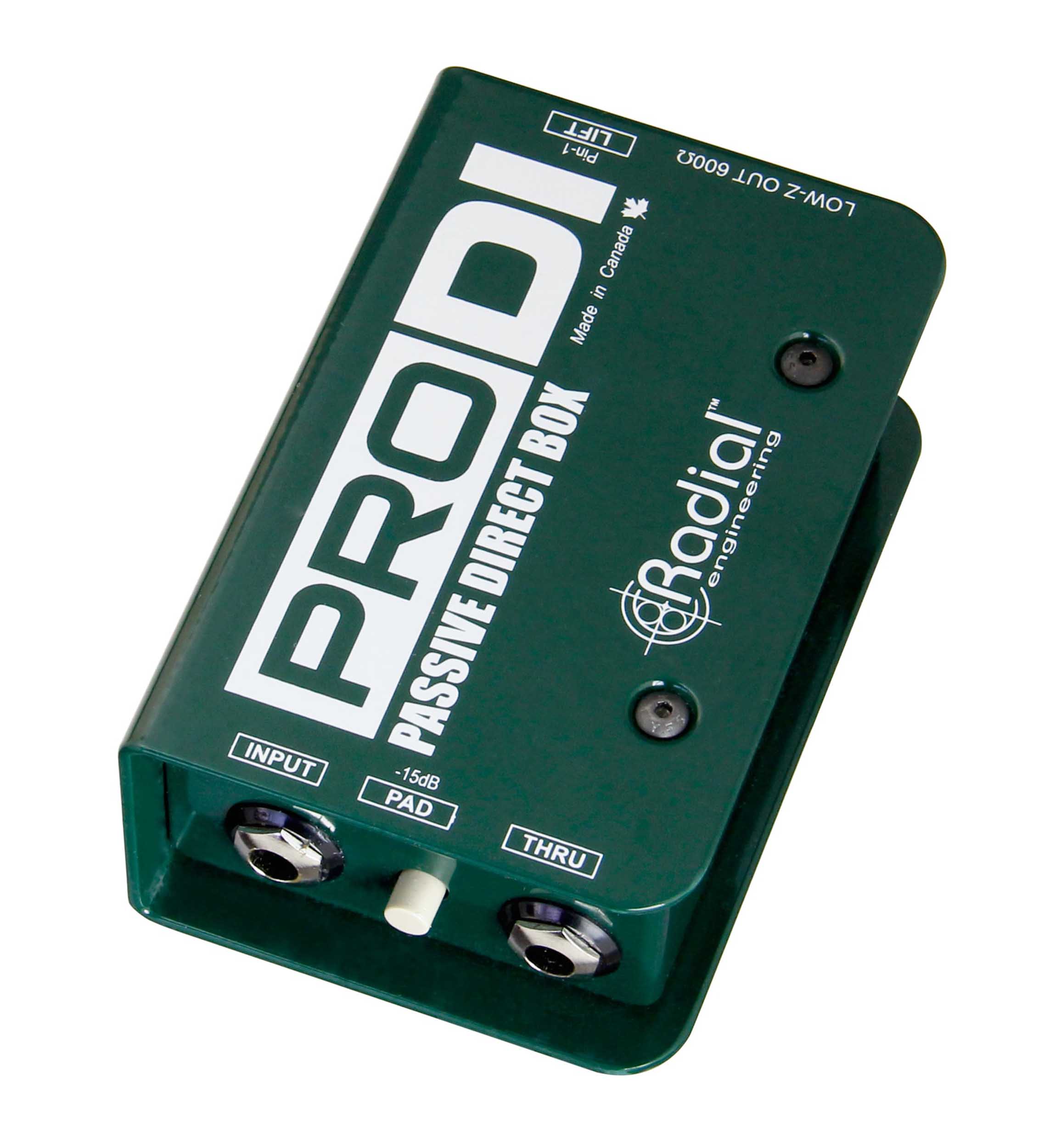Radial ProDI, Passive DI for High Output Acoustic, Guitar, Bass & Keyboards by Radial Engineering