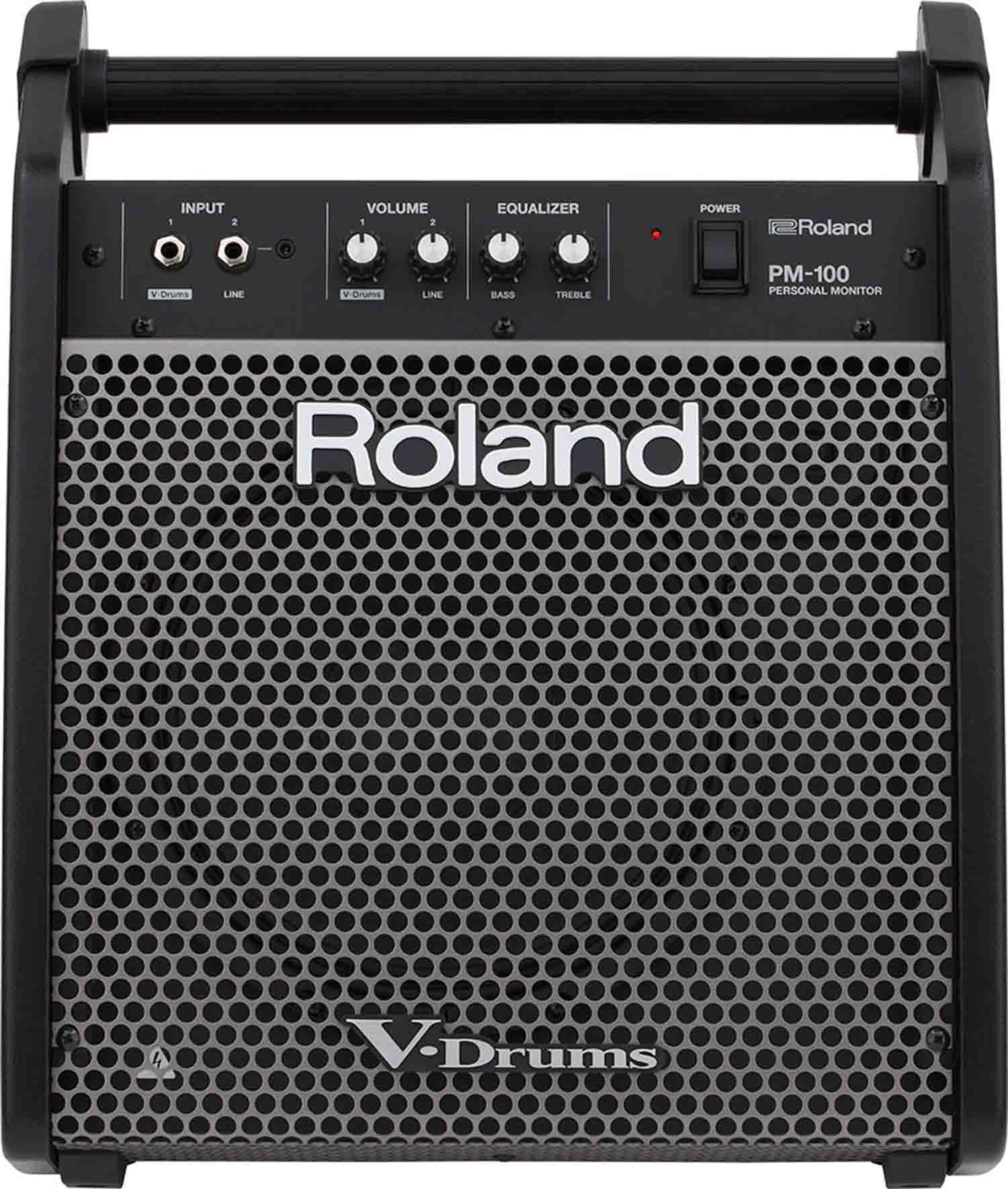 Roland PM-100, 80-Watt Compact Electronic V-Drum Set Monitor/Speaker Roland