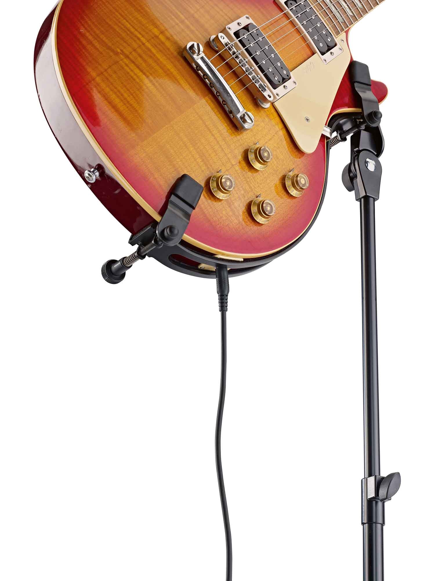 K&M 14760 Electric Guitar Performer Stand - Black - Hollywood DJ