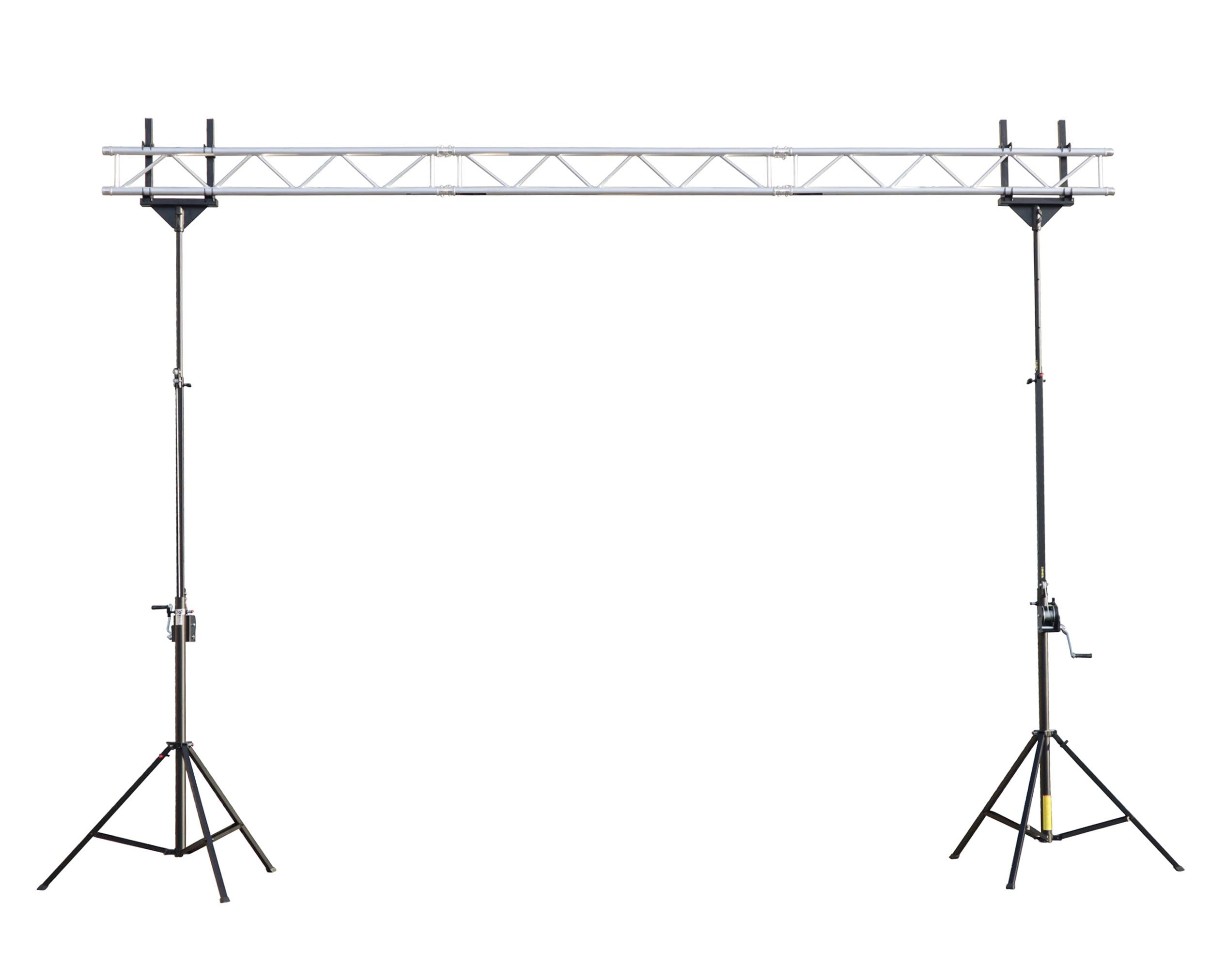 ProX XT-F32TMB, F32 I-Beam Truss Mount Bracket for Crank Stands with Universal 35mm to 40mm Pole Adapters by ProX Cases