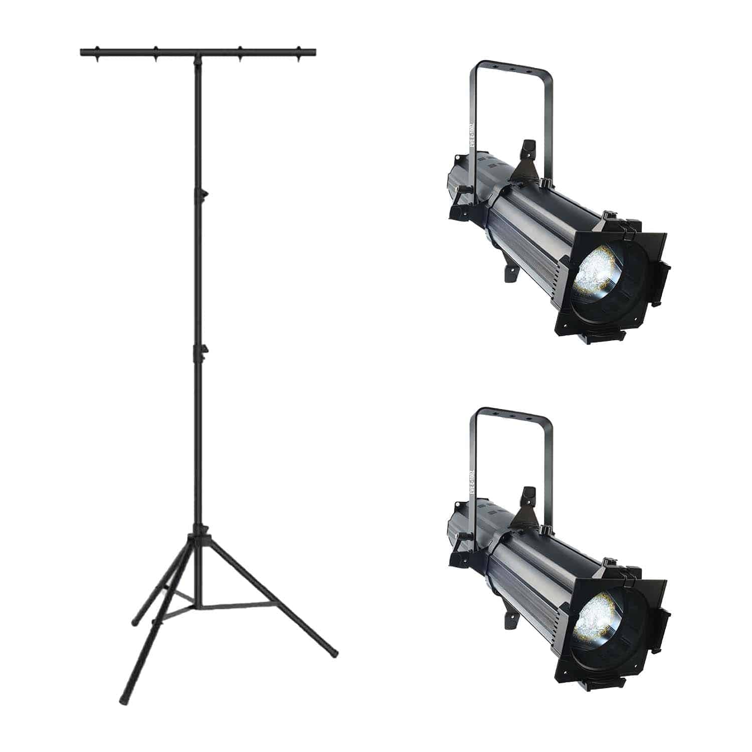 Chauvet DJ Live Sound Lighting Package with Front Wash Light and Stand - Hollywood DJ