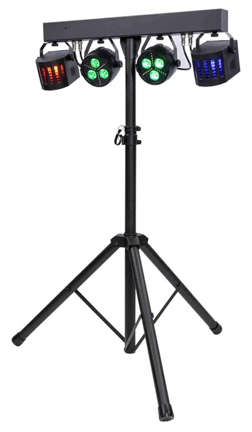 B-Stock: ColorKey CKU-3020 PartyBar GO Battery Powered Lighting Package - Hollywood DJ