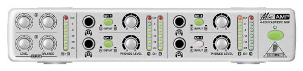 Behringer AMP800 Ultra-Compact 4-Channel Stereo Headphone Amplifier - Hollywood DJ