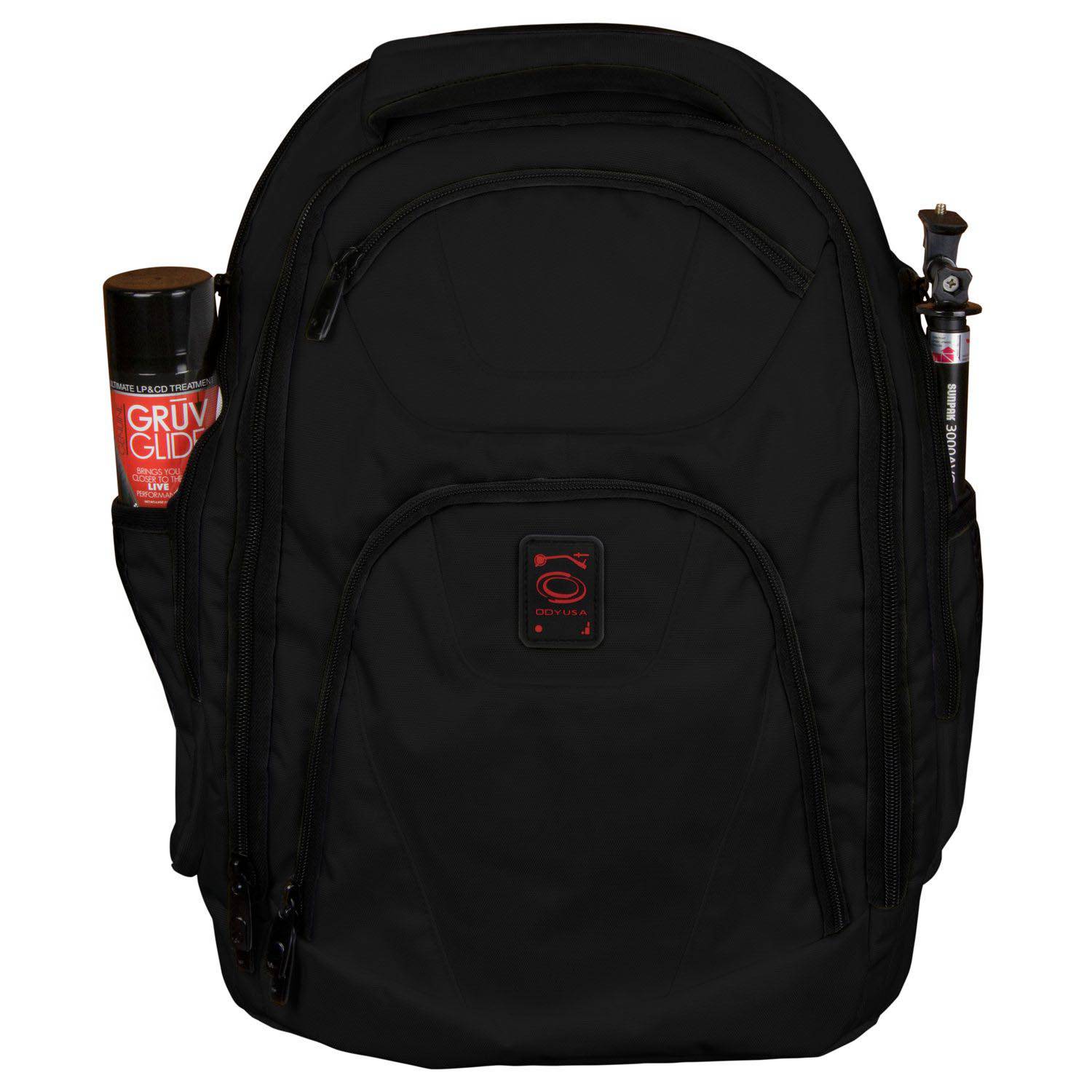 Odyssey BPBACKTRAKXL Backtrak XL DJ Backpack - Black - Hollywood DJ