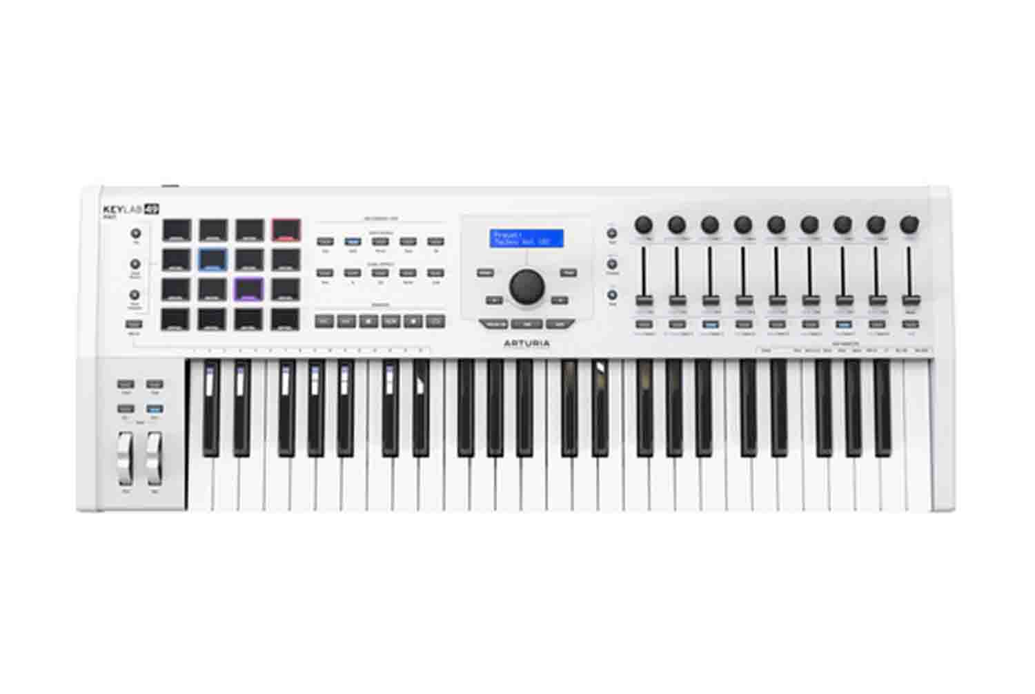 Arturia KEYLAB MkII 49 Professional MIDI Controller and Software (White) Arturia