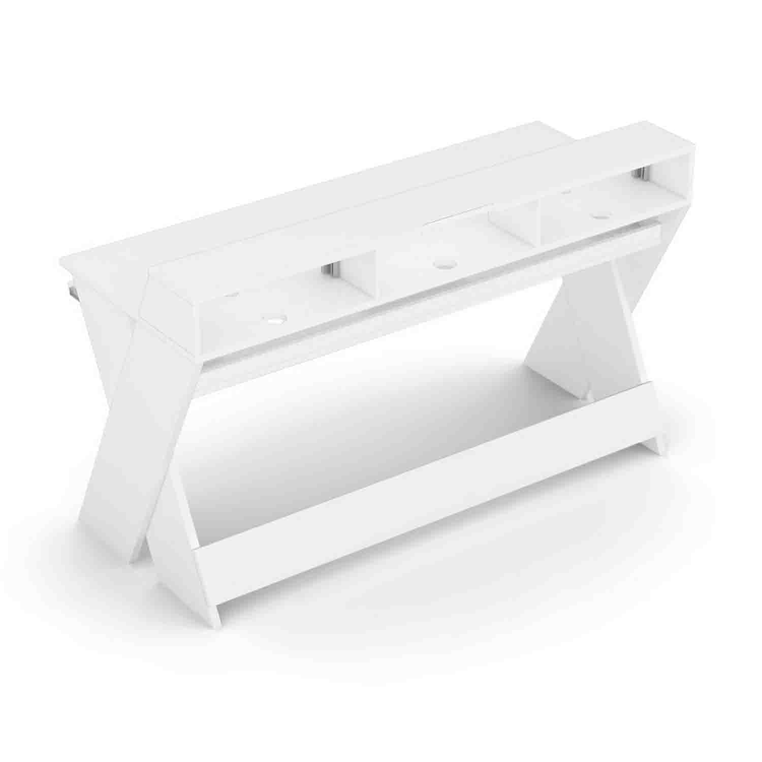Glorious Sound Desk Pro for Professional Studio Workstation - White - Hollywood DJ
