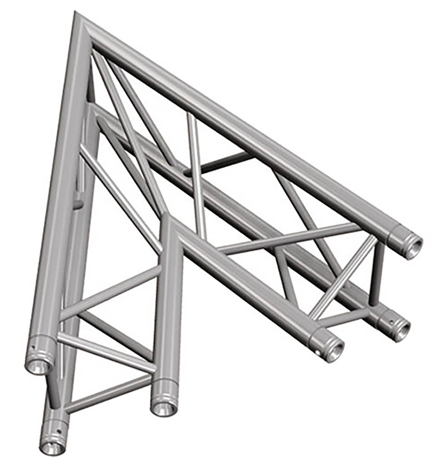 Global Truss TR-4086-I, Two Way 45 Degree Apex In Corner for F33 Triangular Truss System - 3.28 FT - Hollywood DJ