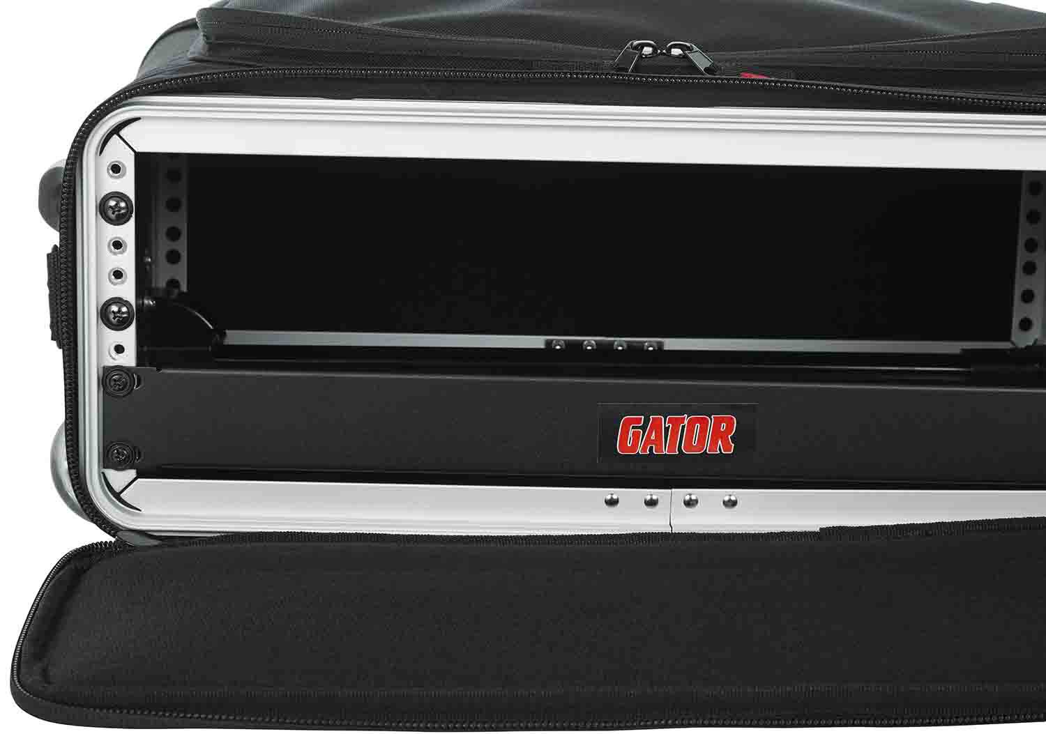 Gator Cases GR-RACKBAG-2UW, 2U Lightweight Rolling Rack Bag with Tow Handle and Wheels - Hollywood DJ
