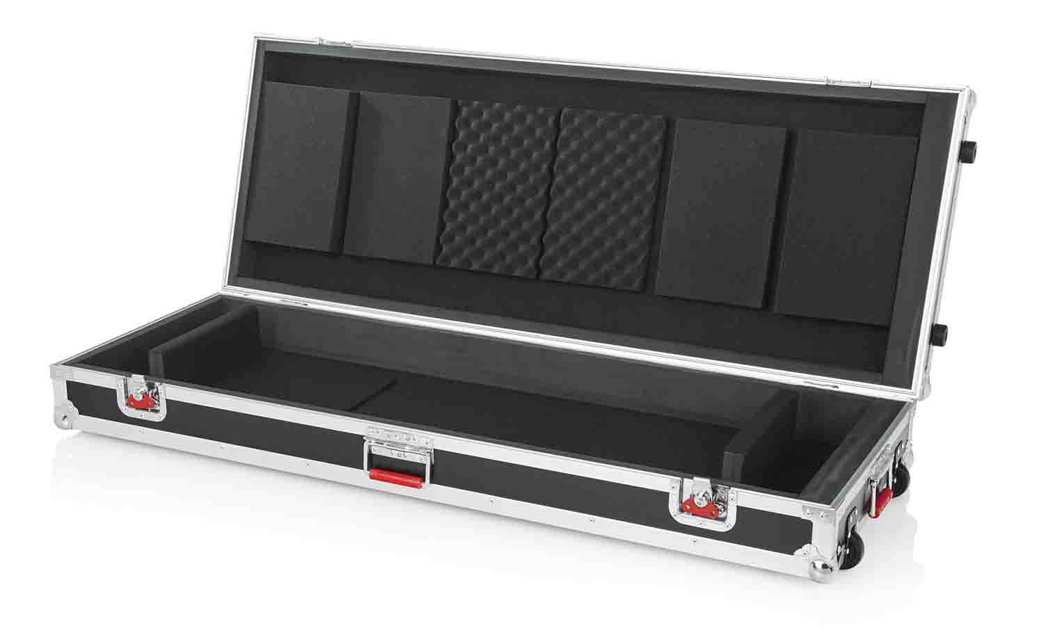 Gator Cases G-TOUR 76V2 Road Case for 76 Note Keyboards with Wheels - Hollywood DJ