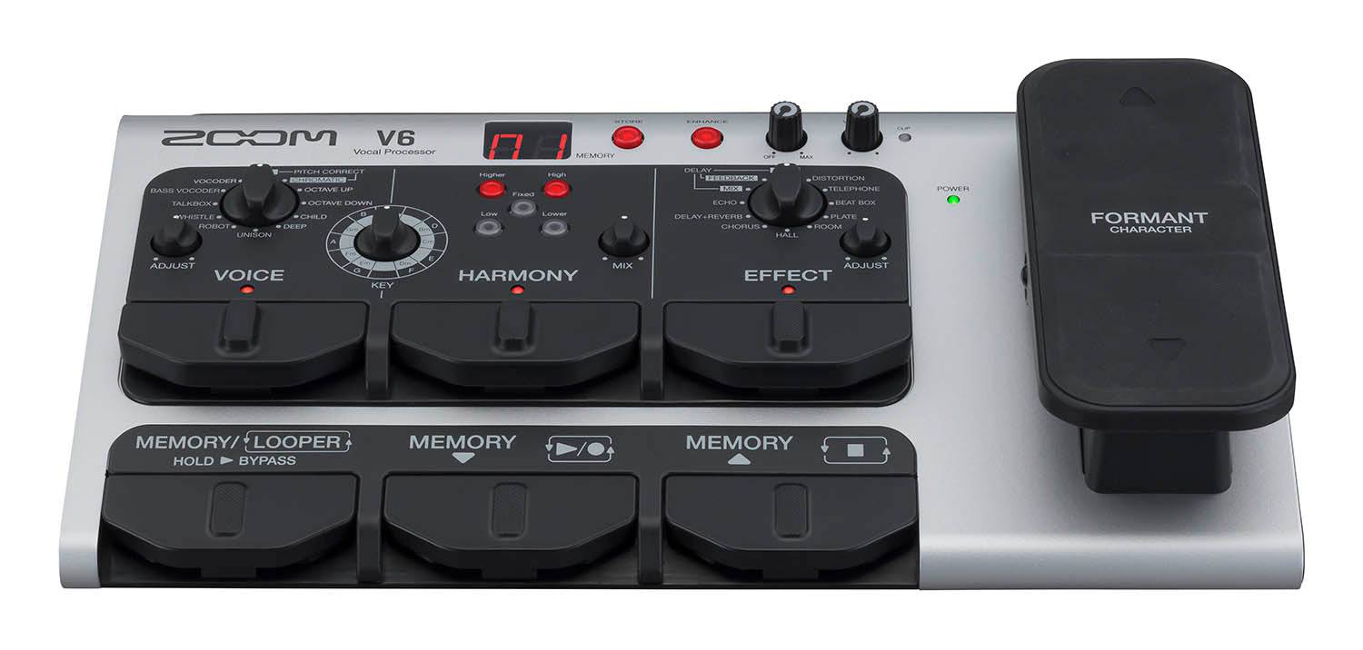 Zoom V6 Professional Vocal Effects Processor - Hollywood DJ