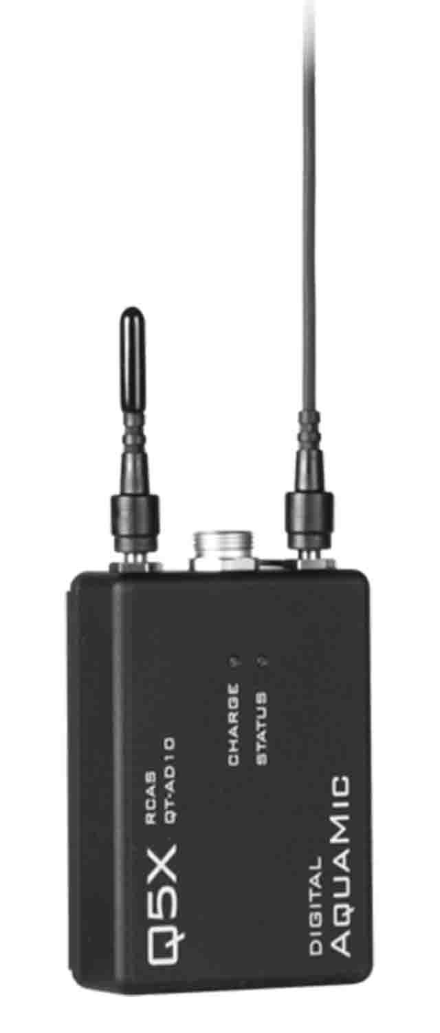 Shure QTAD10A AquaMic Waterproof Bodypack Transmitter with Q5X - Hollywood DJ