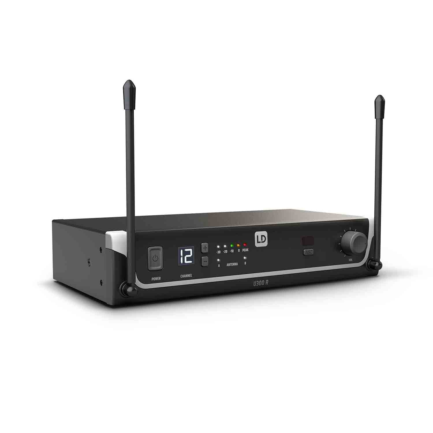 LD Systems U305.1 R, 12-Channel UHF Receiver - Hollywood DJ