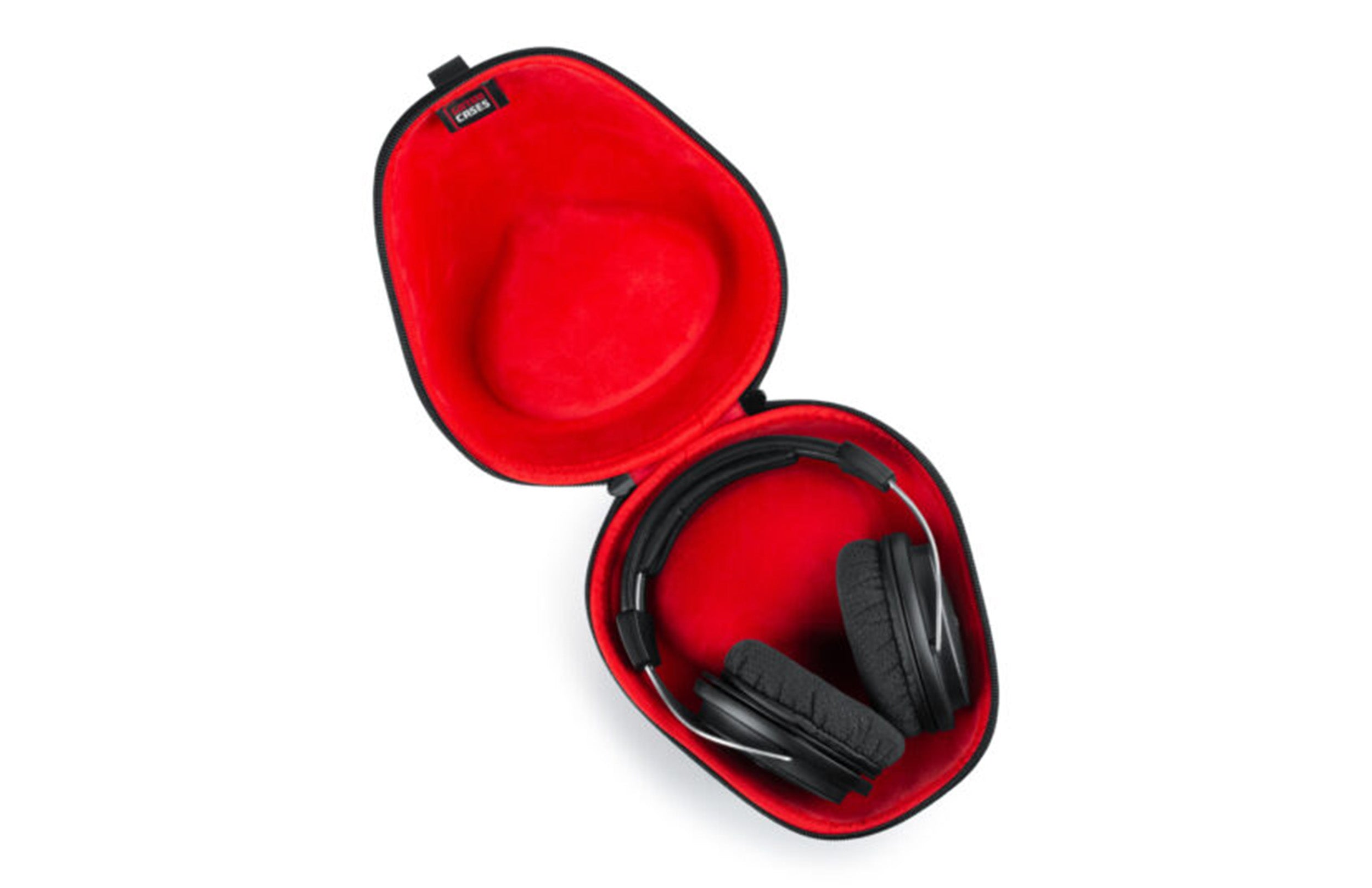 Gator Cases G-HEADPHONE-CASE Molded Case for Folding and Non-Folding Headphones - Black - Hollywood DJ