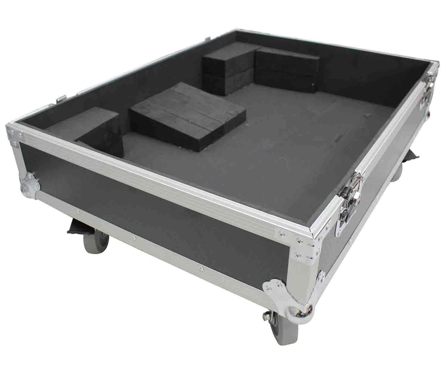 ProX X-RCF-HDL20ALAX2W, Dual Flight-Road Case for 2 RCF HDL 20-A Line Array Speakers W-Wheels - Hollywood DJ